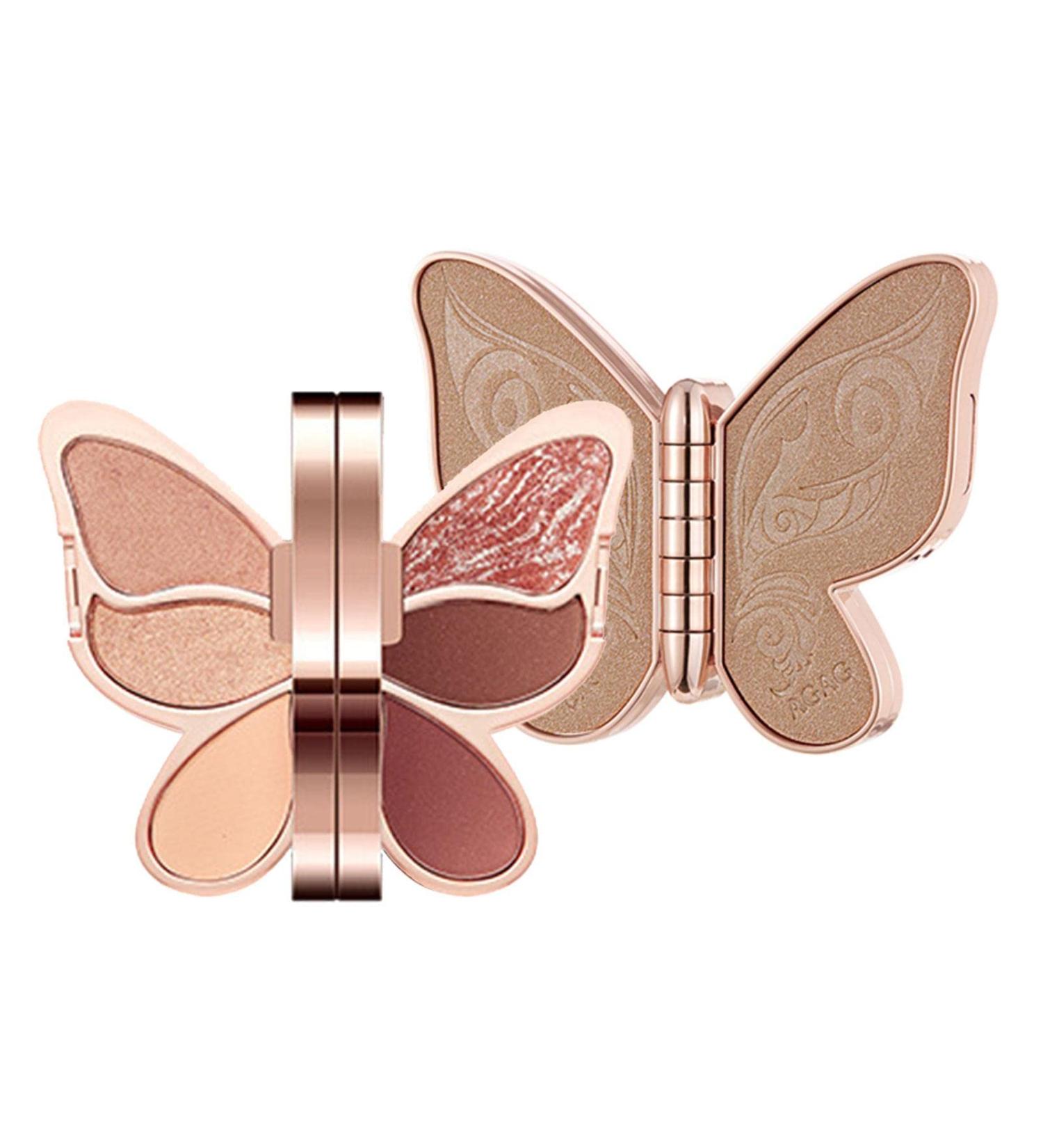 6 Shades Eyeshadow Palette Makeup | Professional Nudes Warm Natural Eye Shadows Highly Pigmented Matte Glitter Long Lasting Eye Shadow Pallet Chocolate Mousse Color - Buy Online on GoSupps.com