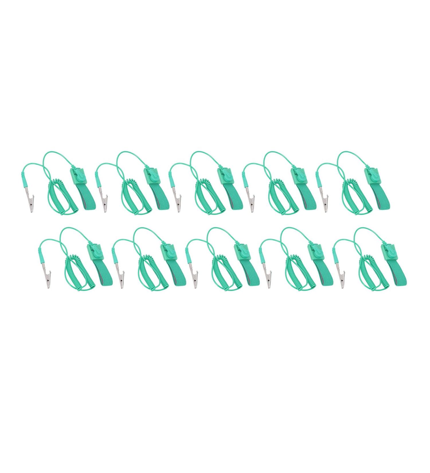 Anti Static Bracelet Safe Adjustable Effective Anti Static Wrist Band 10Pcs Long for Home - Buy Online on GoSupps.com