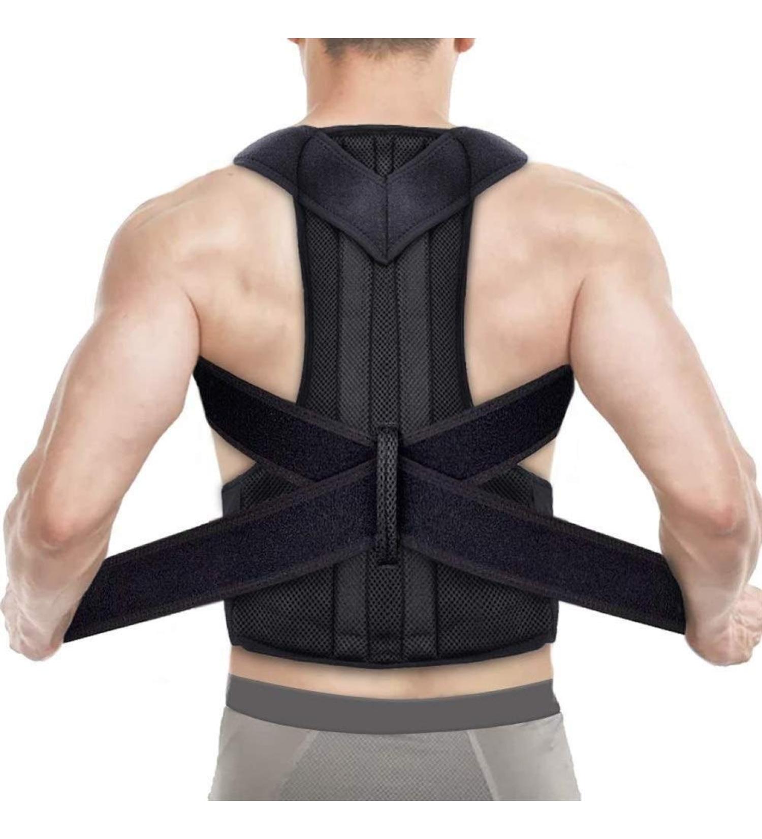 Back Brace Posture Corrector Back Posture Brace Clavicle Support Stop Slouching and Hunching Adjustable Back Trainer Uni (3XL) () - Buy Online on GoSupps.com