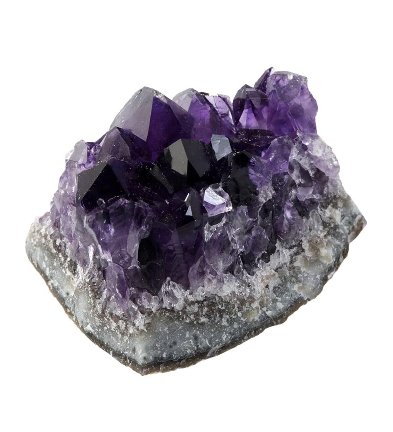 for Natural Amethyst Cluster Purple Crystal Stone Home Decor Ornament Gemstones Stone Crystal Cluster (Size : 150g) - Buy Online on GoSupps.com