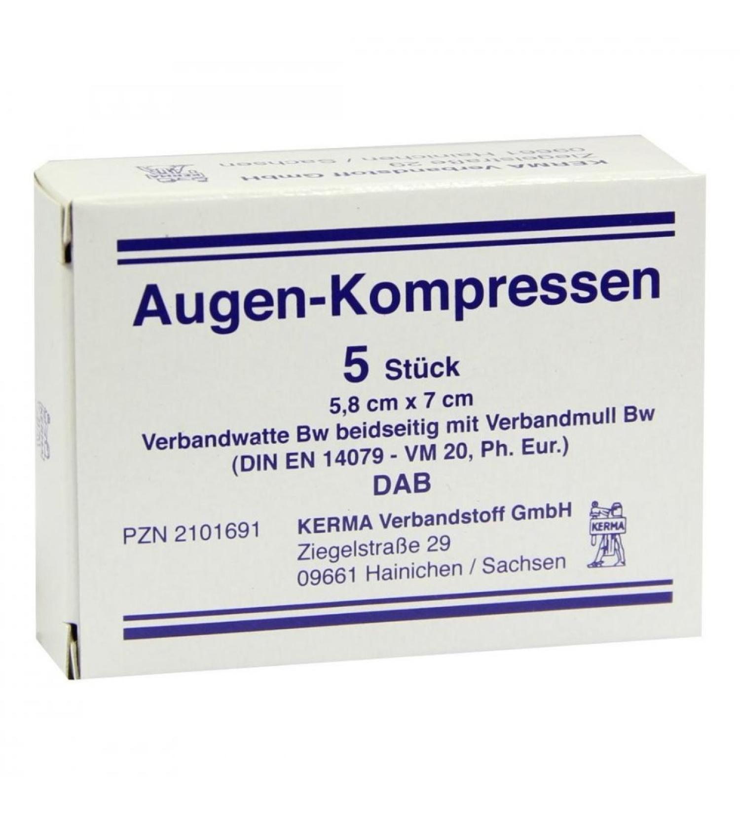 Eye compresses 5.8x7 cm Unstertil