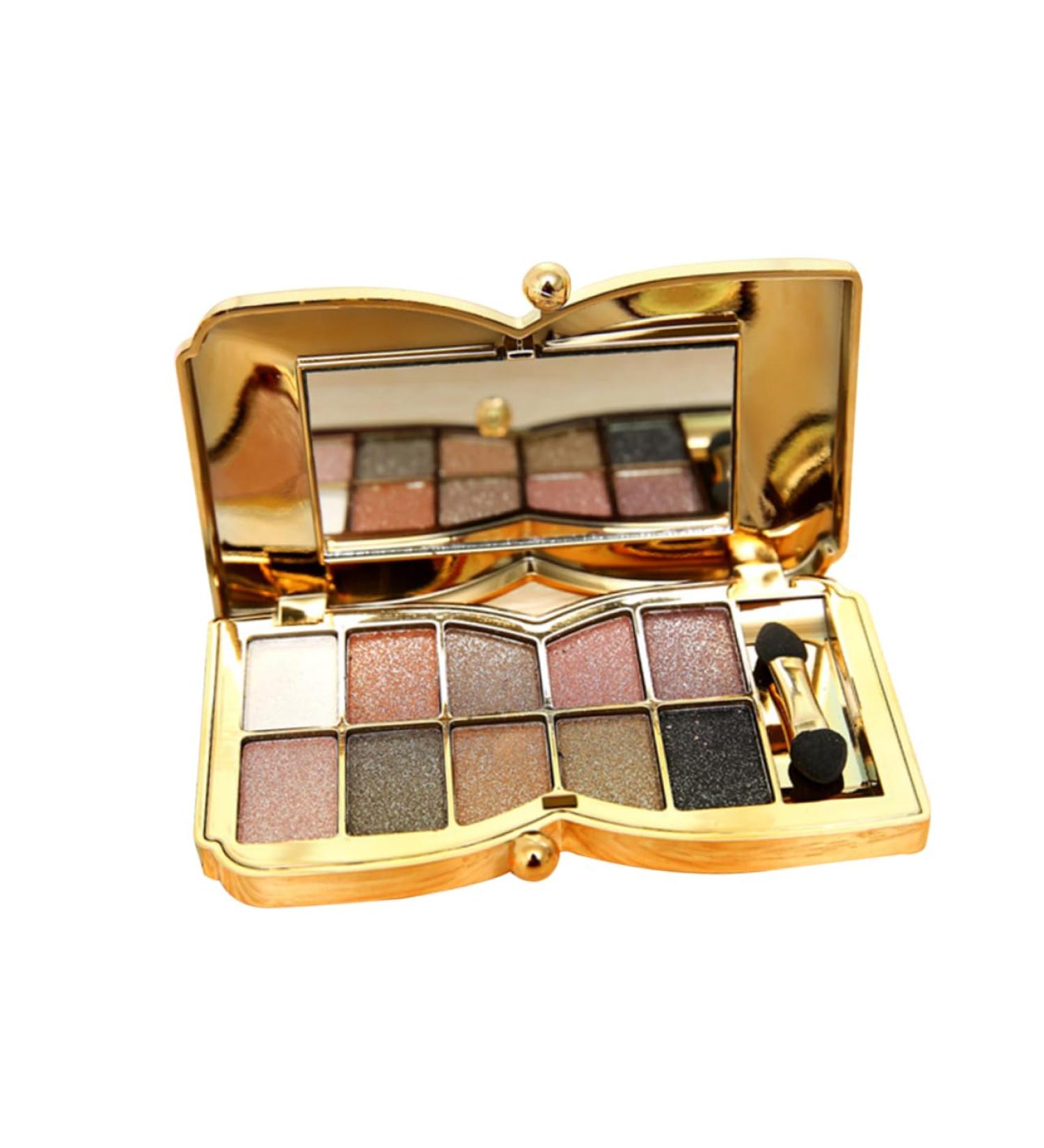 DOITOOL Set Colorful Shadow Eye Brush # and Mirror Makeup Colors Flash Glitter with Eyeshadow 1 count (Pack of 1) As Shown - Buy Online on GoSupps.com