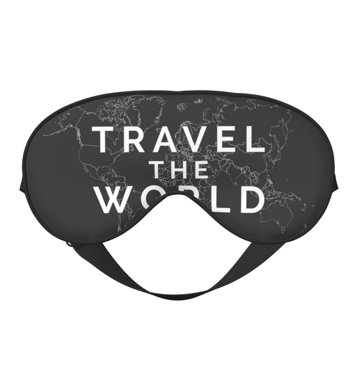 Adjustable Double-Sided Travel Sleep Mask | Soft Eye Covers for Perfect Sleep & Reduced Eye Edema - Shop Internationally - Buy Online on GoSupps.com