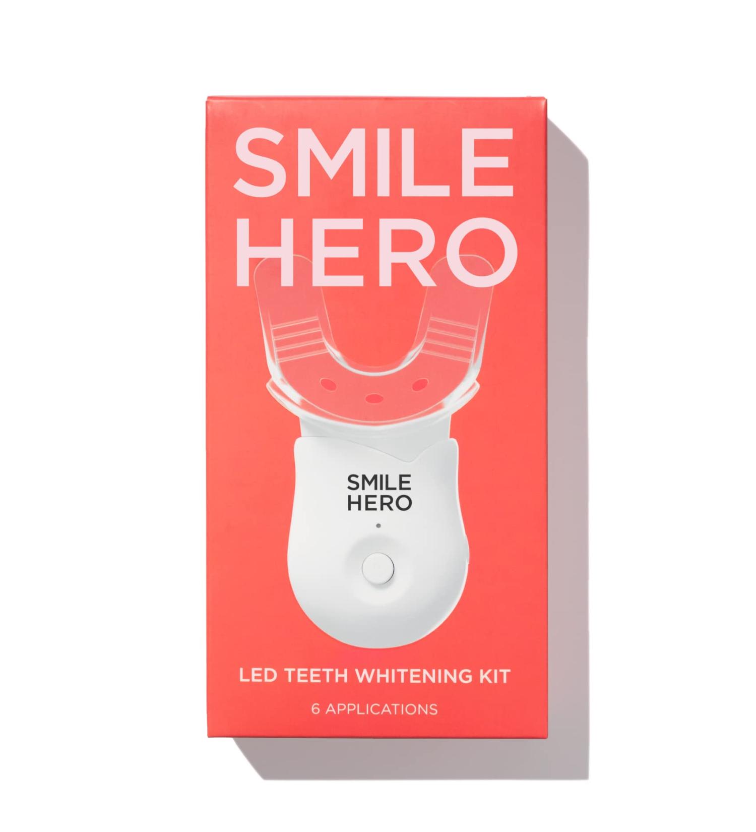 Smile Hero LED Teeth Whitening Kit - Professional At-Home Teeth Whitening Solution - Buy Online on GoSupps.com