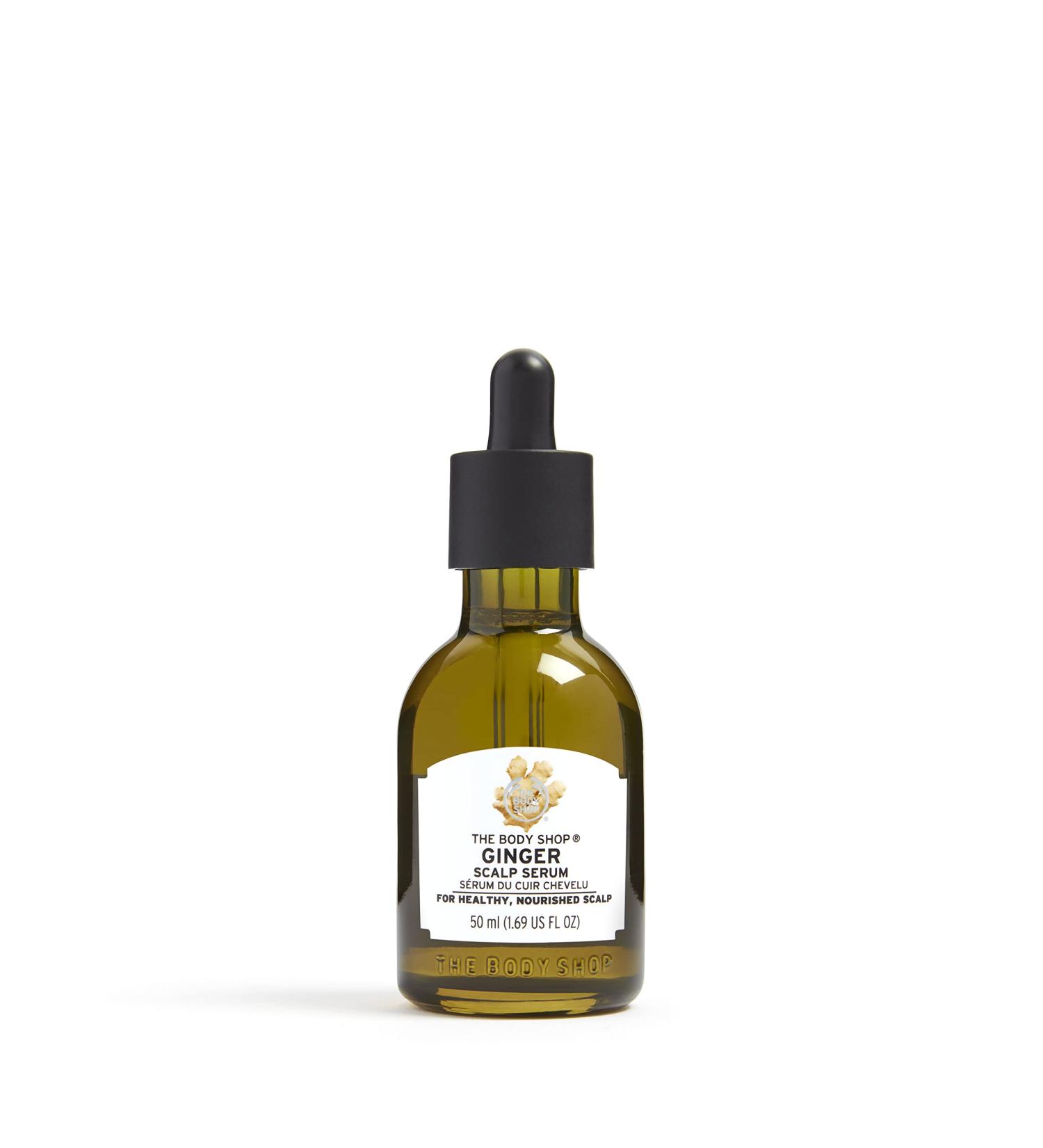 The Body Shop Ginger Scalp Serum Vegan 50ml for Dry & Flaky Scalp Nourish Hair Naturally - Buy Online on GoSupps.com