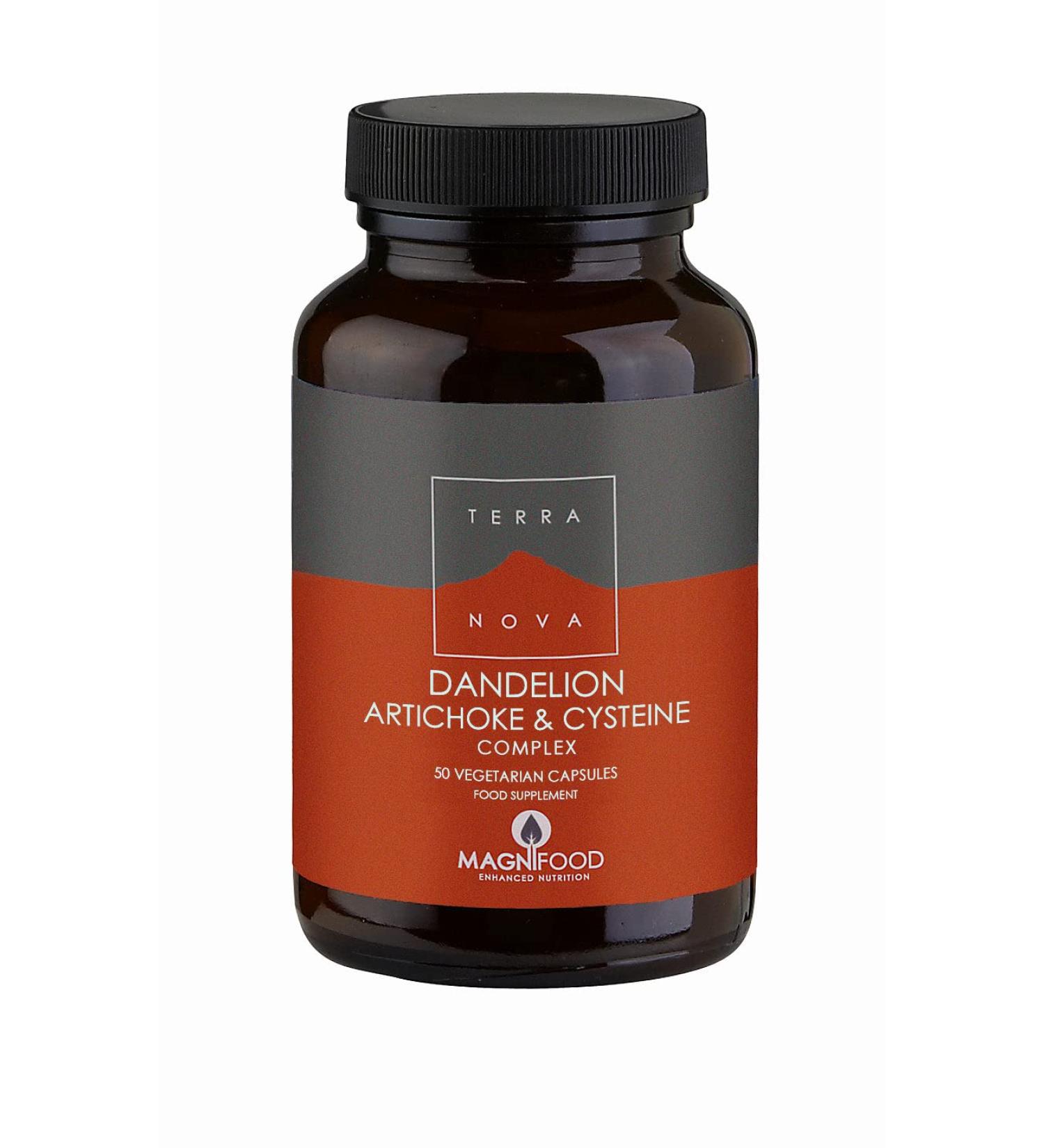 Terranova Dandelion Artichoke & Cysteine Complex 100 Vegetarian Capsules