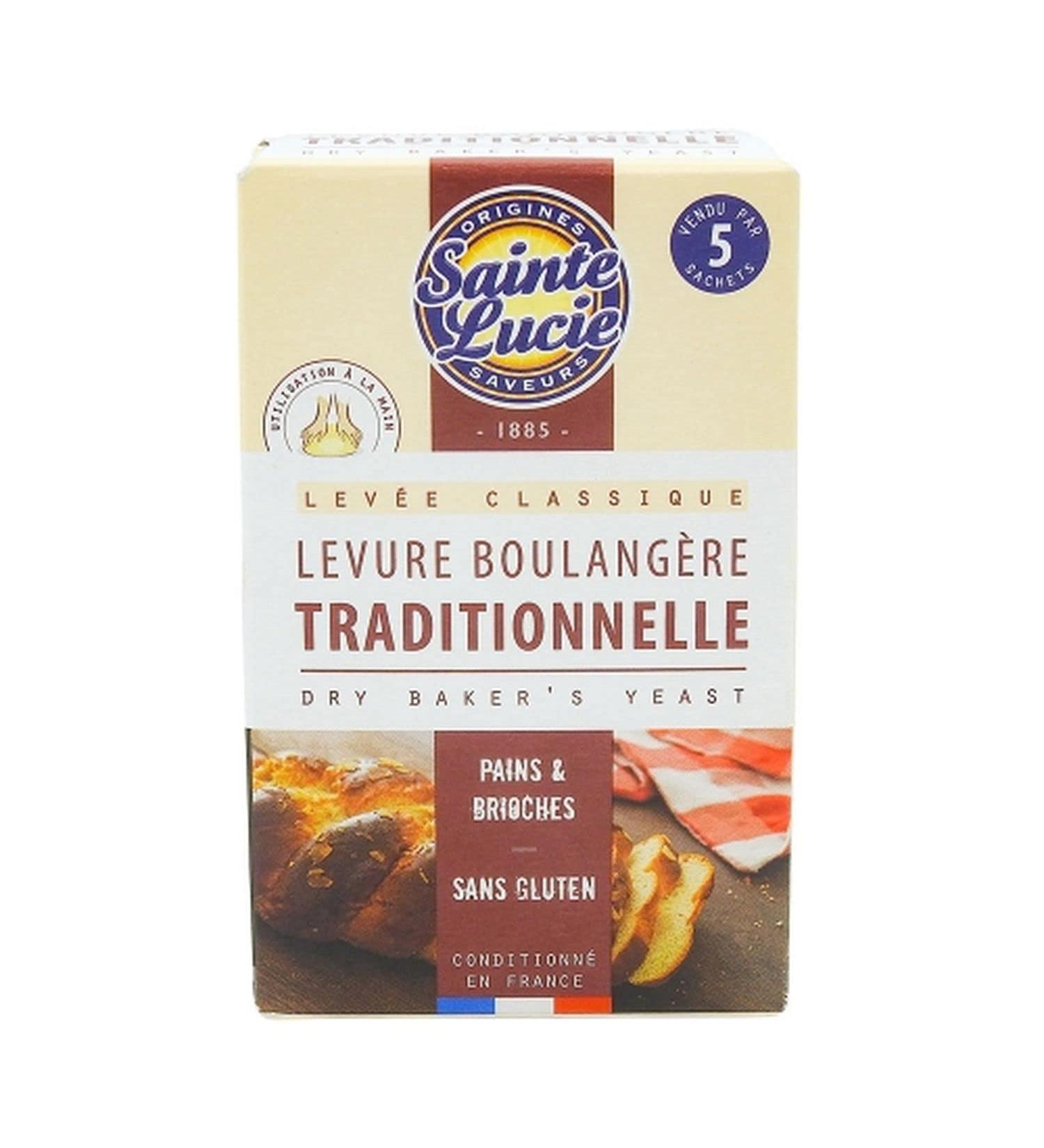Traditional baking yeast - 5 sachets - Box 40g