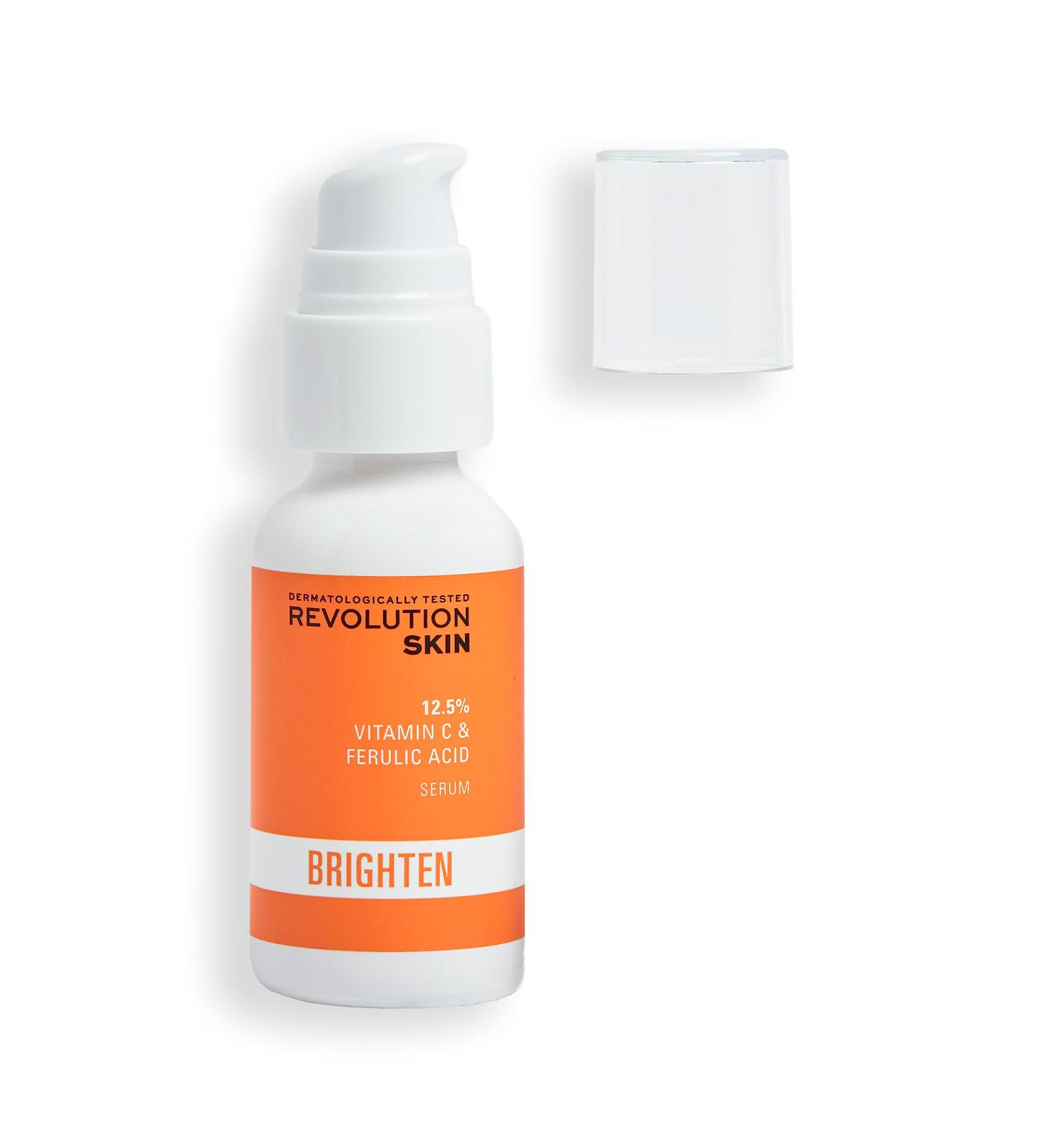 Revolution Skincare London 12.5% Vitamin C Ferulic Acid and Vitamins Radiance Serum - Buy Online on GoSupps.com