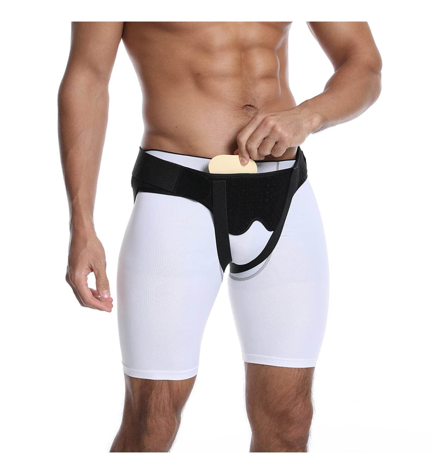 Samnuerly Inguinal Hernia Belt for Men - Umbilical Hernia Support Truss with Removable Compression Pads | Surgery Recovery M - Buy Online on GoSupps.com