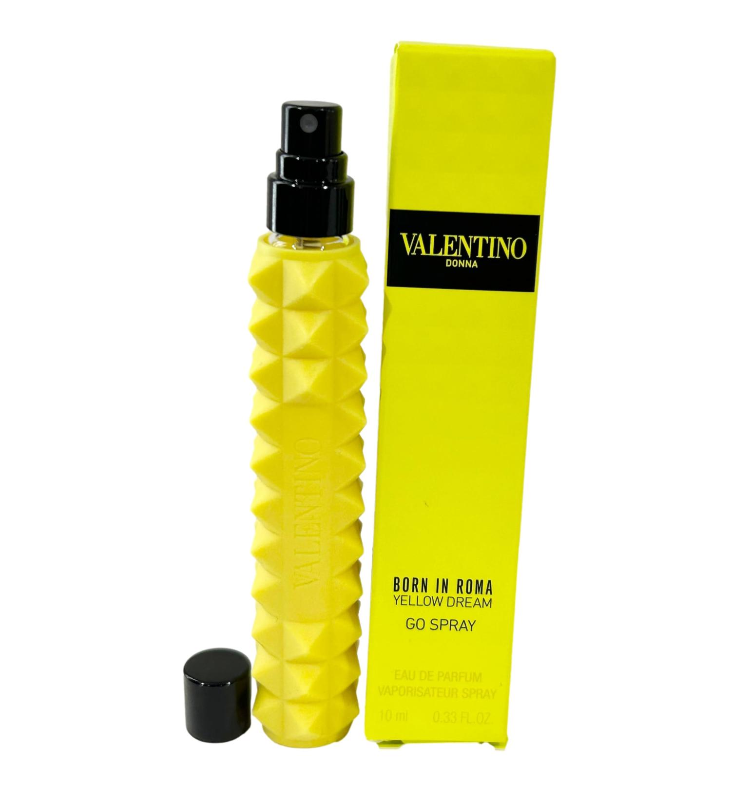 Valentino Donna Born In Roma YELLOW DREAM Perfume (Women) Eau de Parfum Travel Spray (0.33 oz / 10 mL) Yellow Dream 0.33 Fl Oz (Pack of 1) - Buy Online on GoSupps.com