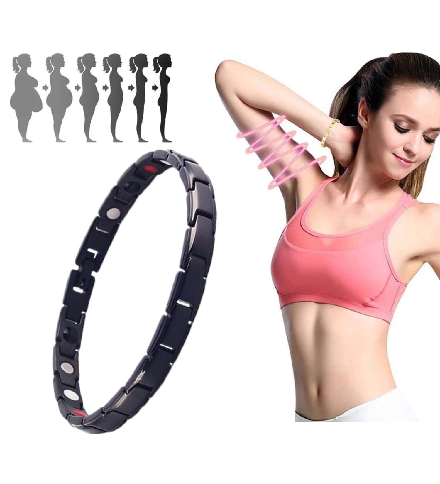 Magnetic Lymph Detox Bracelet - Black | Boost Lymphatic Drainage & Detoxify Your Body - Buy Online on GoSupps.com