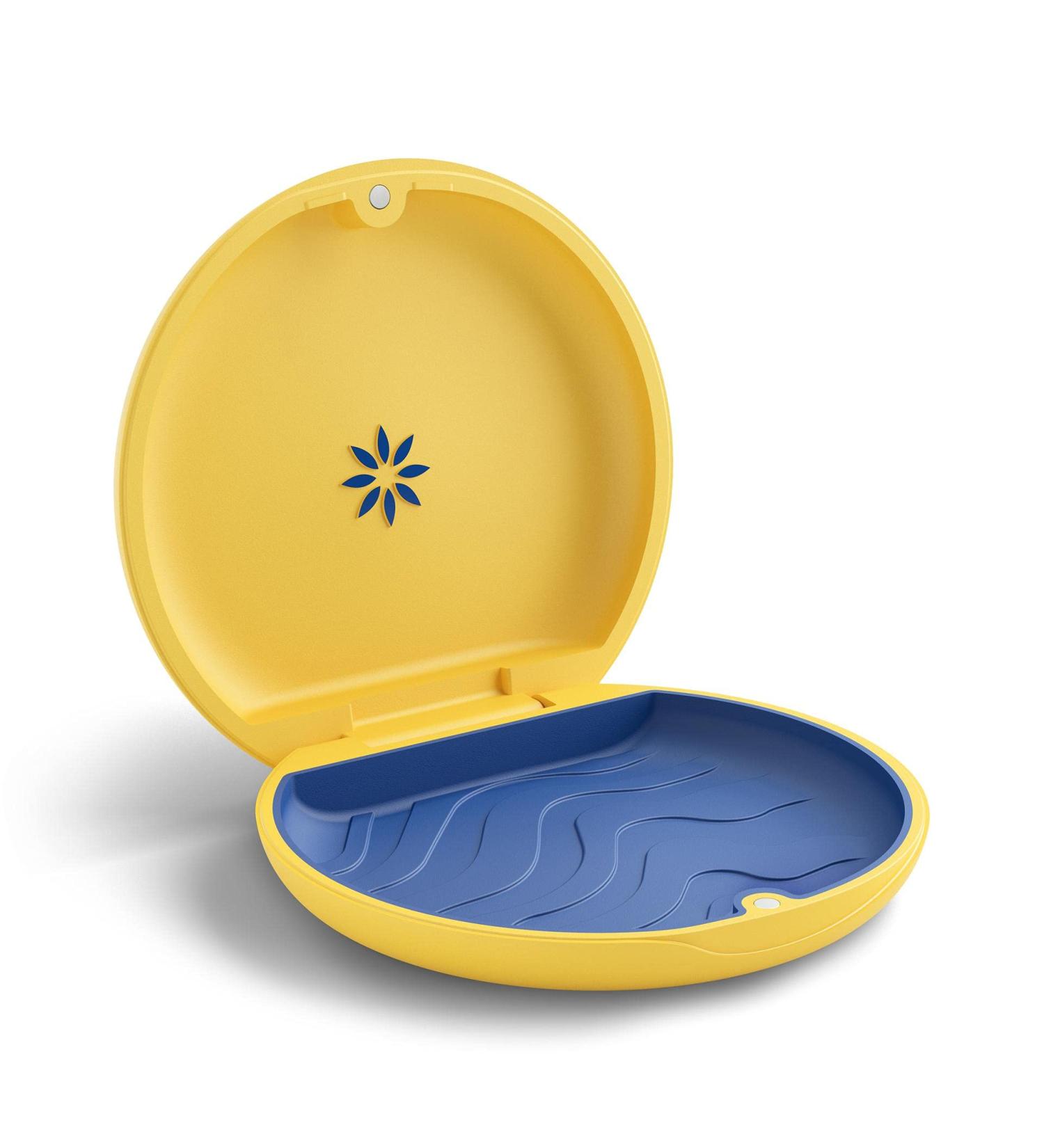 Buy Invisalign Aligner & Retainer Case - Yellow | International Shipping Available - Buy Online on GoSupps.com