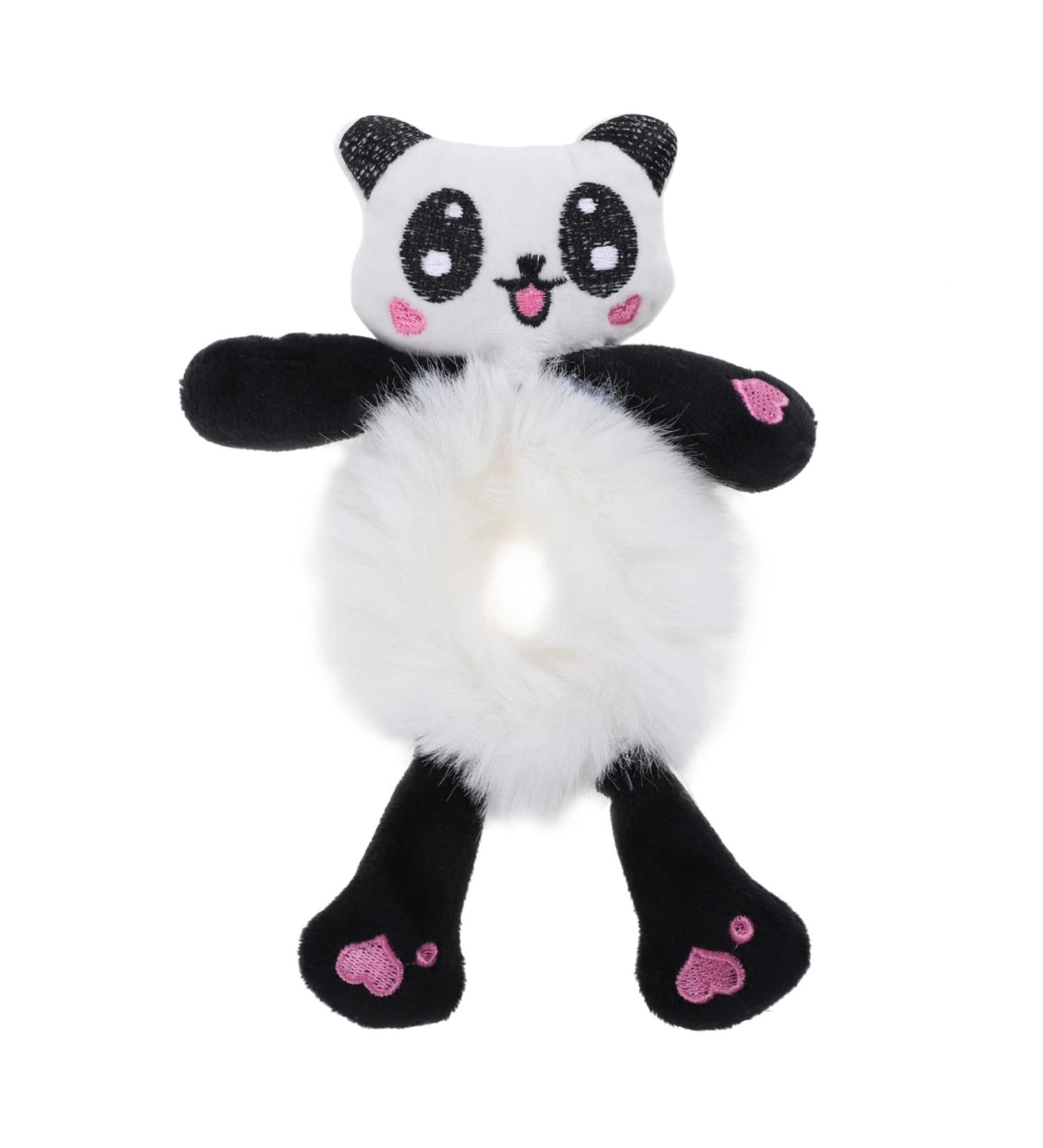 Beaupretty Rope panda head rope hair elastics elastic hair band hair rubber hair ties black tiara black scrunchies black rubber bands hair ponytail Miss hair tie holder fabric Rubber - Buy Online on GoSupps.com