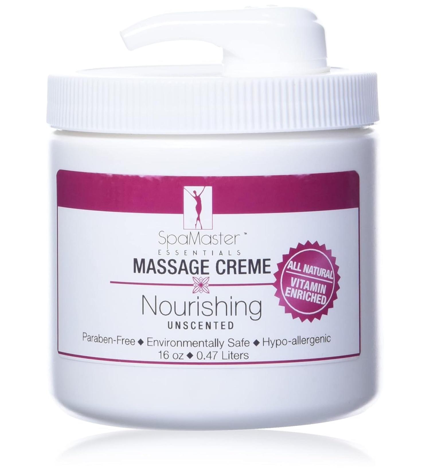 Master Massage Spamaster Unscented 16 Oz Deep Tissue Massage Cream | Effortless Smoothness for Professional Therapists - Buy Online Now - Buy Online on GoSupps.com
