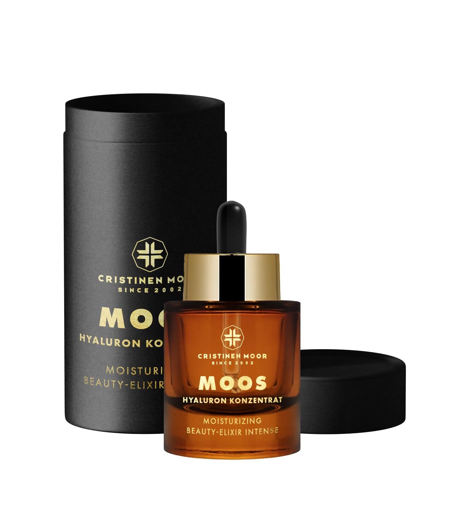  CristinenMoor MOOS Highly Dosed Concentrated Hyaluronic Serum 2.5% Natural Cosmetic Hyaluronic Acid CristinenMoor Anti-Wrinkle Soothing Serum - Buy Online on GoSupps.com