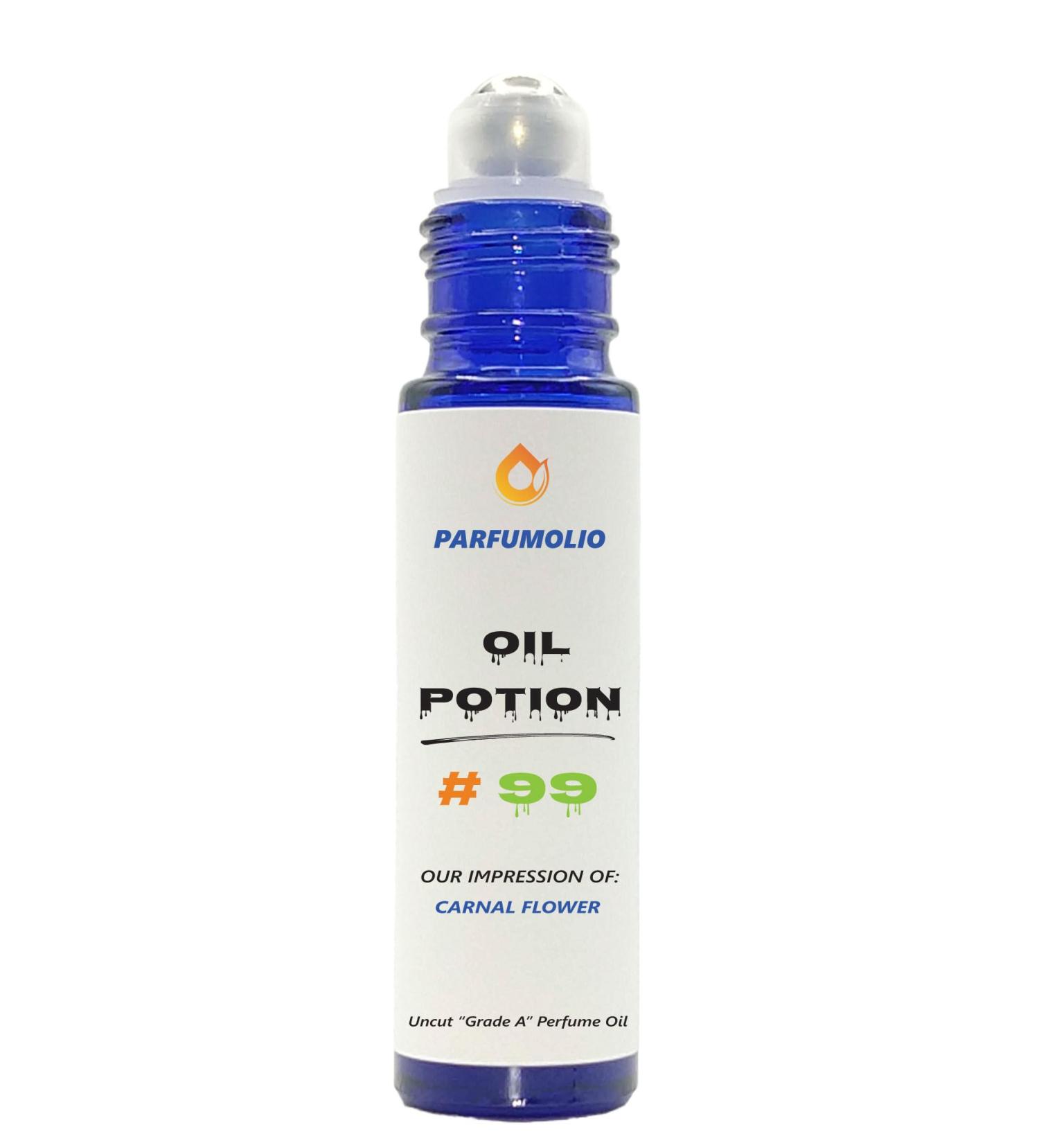 Oil Potion # 99 Inspired by Carnal Flower Unisex Uncut Grade A Fragrance Body Oil Dupe Concentrated Long Lasting Roll-On 10ml / 0.33 oz - Buy Online on GoSupps.com