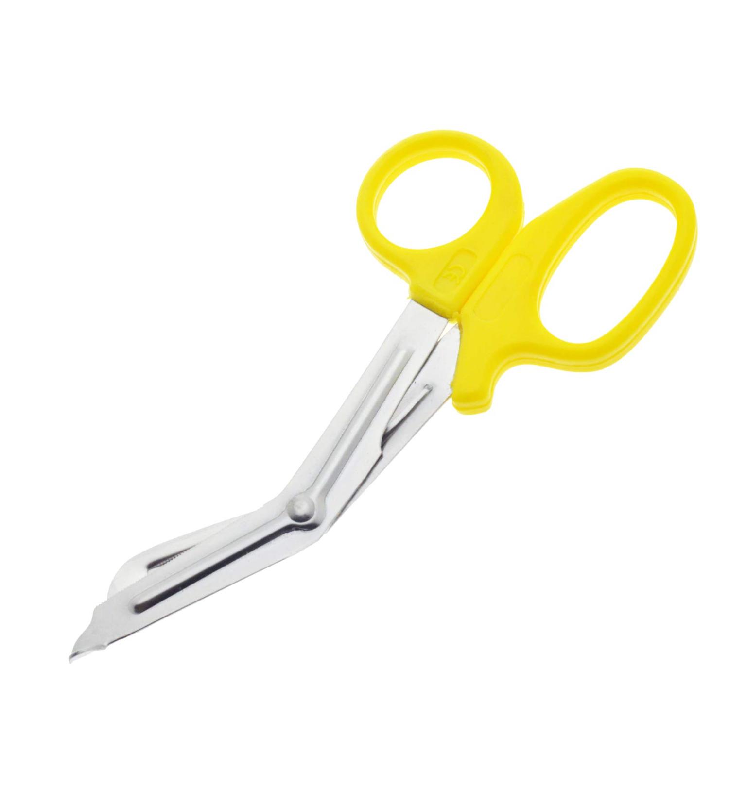 YNR Paramedic Vet EMT EMS Trauma Shears Nurses Utility Bandage Fire Rescue First Aid Medical Scissors CE (7.5" Yellow) 7.5" Yellow