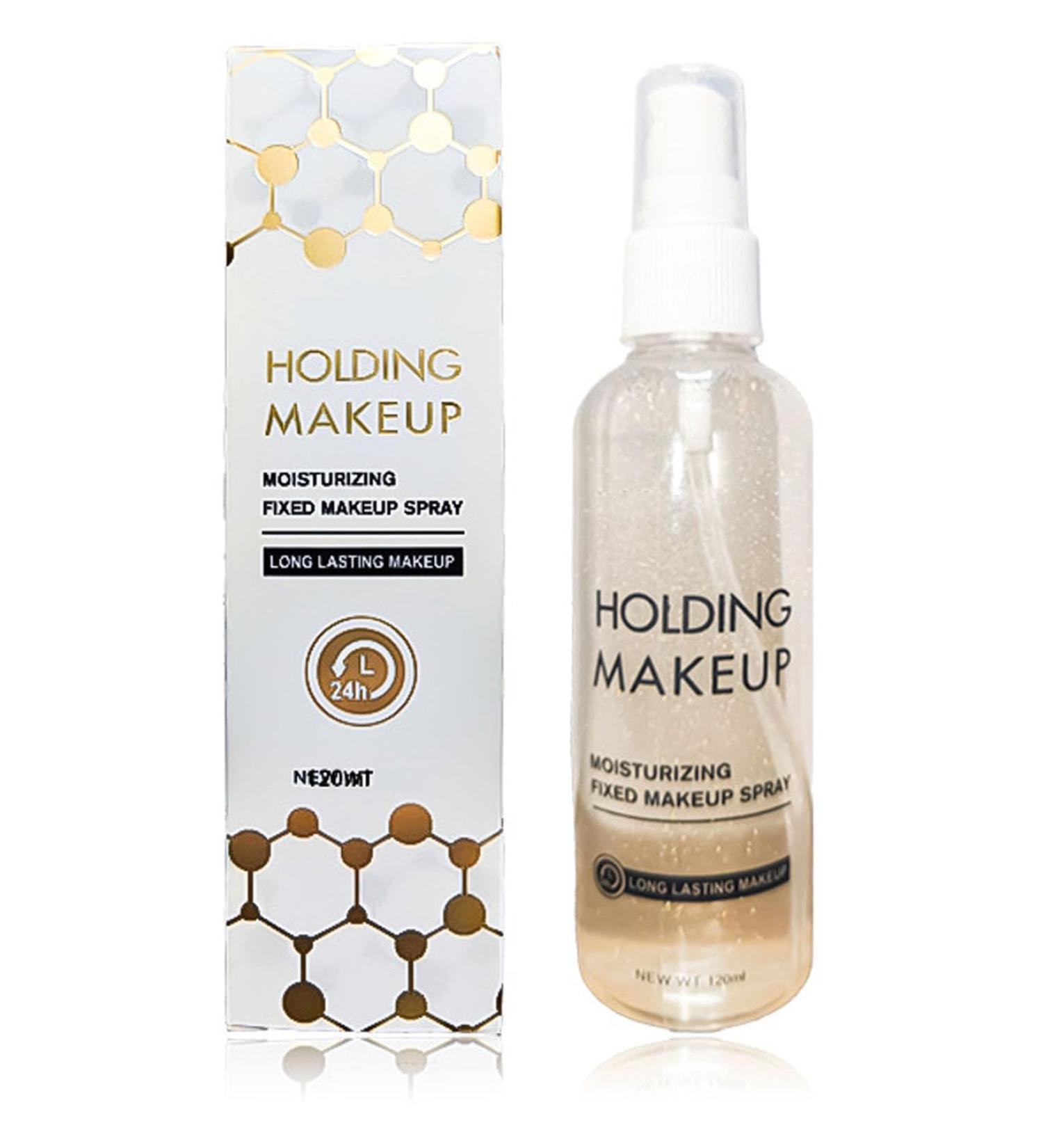 Makeup Setting Spray Facial Spray Lightweight Makeup Setting Moisturizes Skin Creates a Bright Look 4 oz. (Gold) - Buy Online on GoSupps.com