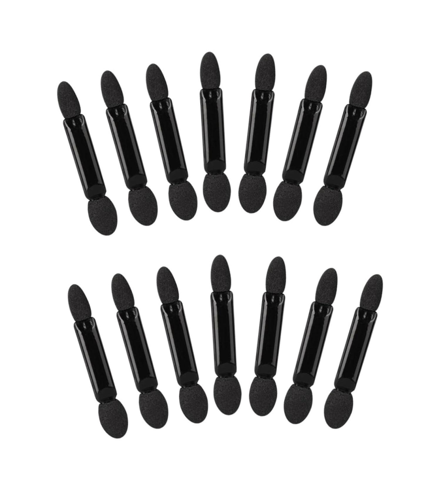 Angoily 200 pcs Tipped Shadow Brush Eyeshadow Double-ended Black Eye Sponge Makeup Mx2pcs Blackx2pcs - Buy Online on GoSupps.com