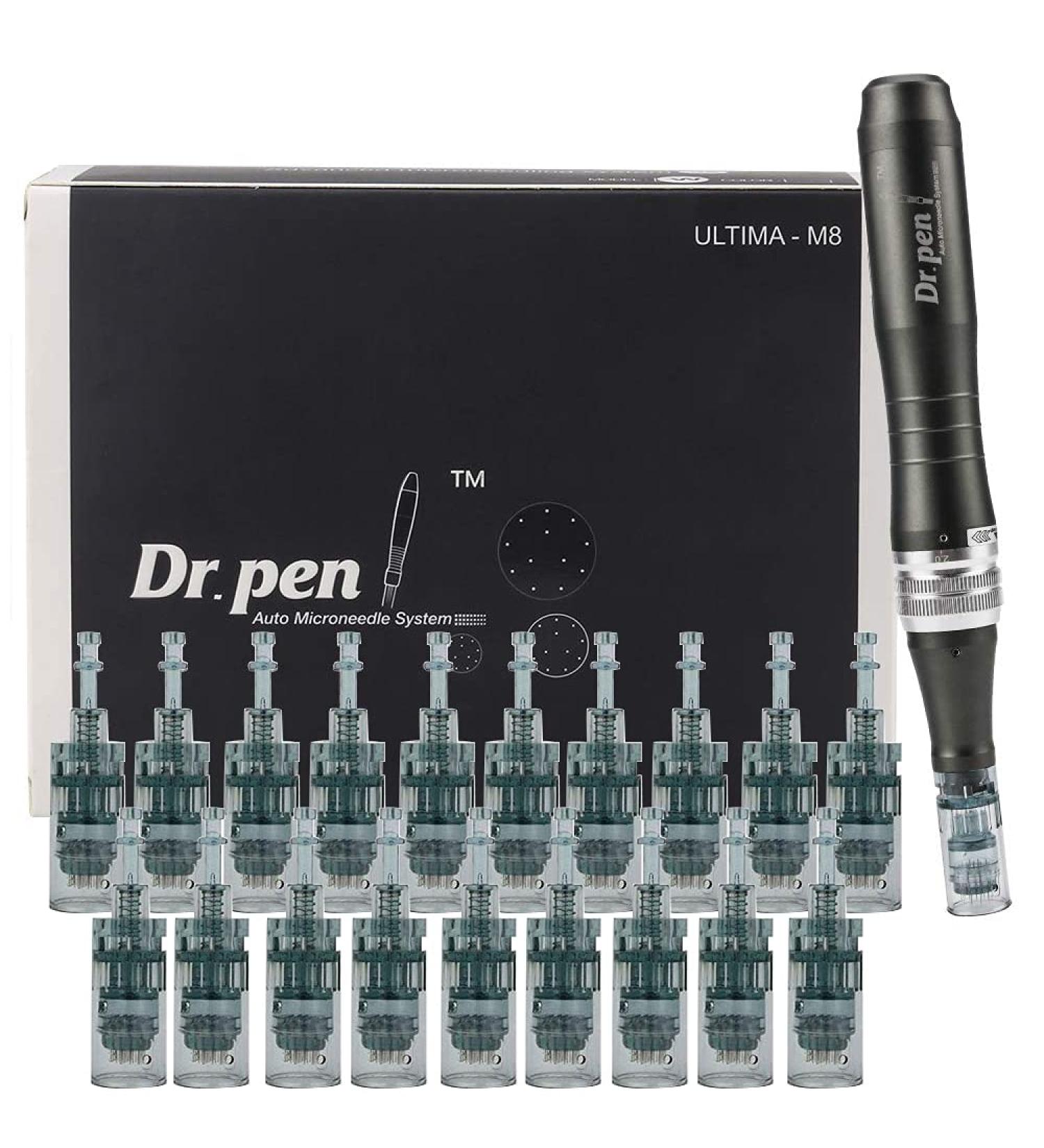 Dr. Pen M8 Multi-function Face Machine with 30pcs 0.25MM Tips - Nano and Standard Needle Set - Buy Online on GoSupps.com