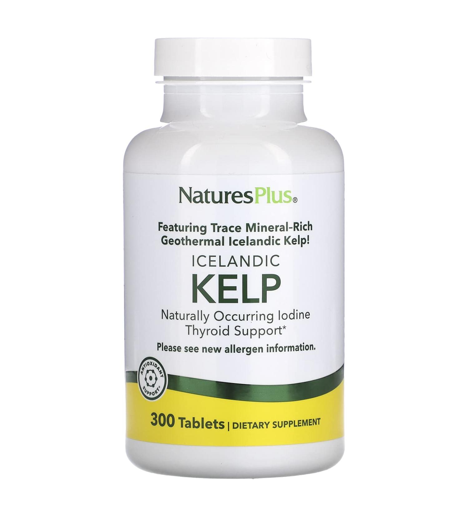 Buy Nature's Plus Comp.Kelp (Iodine) - Premium Seaweed Supplement for Optimal Health - Fast International Shipping - Buy Online on GoSupps.com