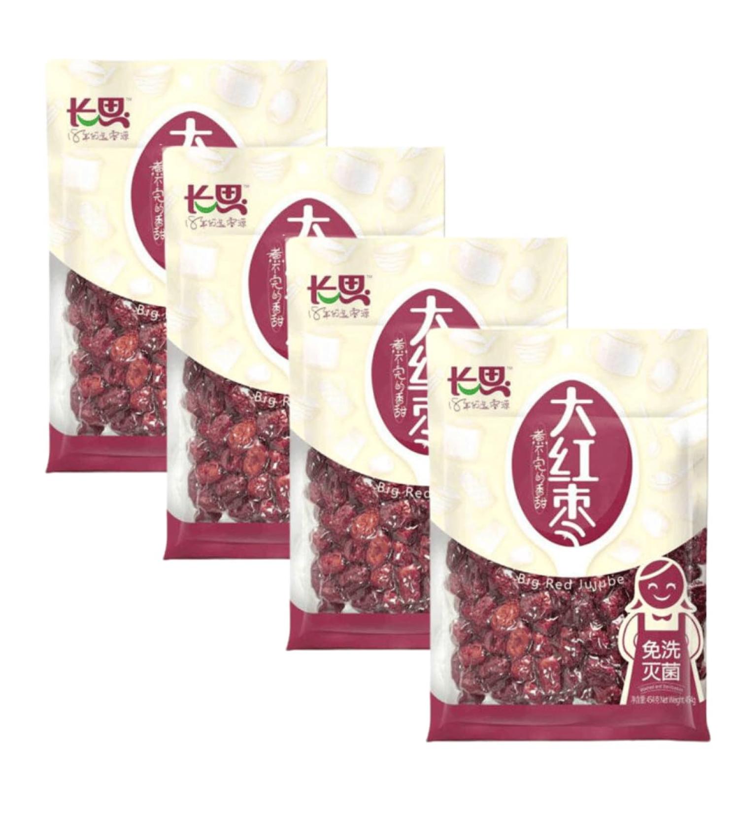 Choillse Chinese Big Red Jujube Dates 454g (Pack of 4) - Buy Online on GoSupps.com
