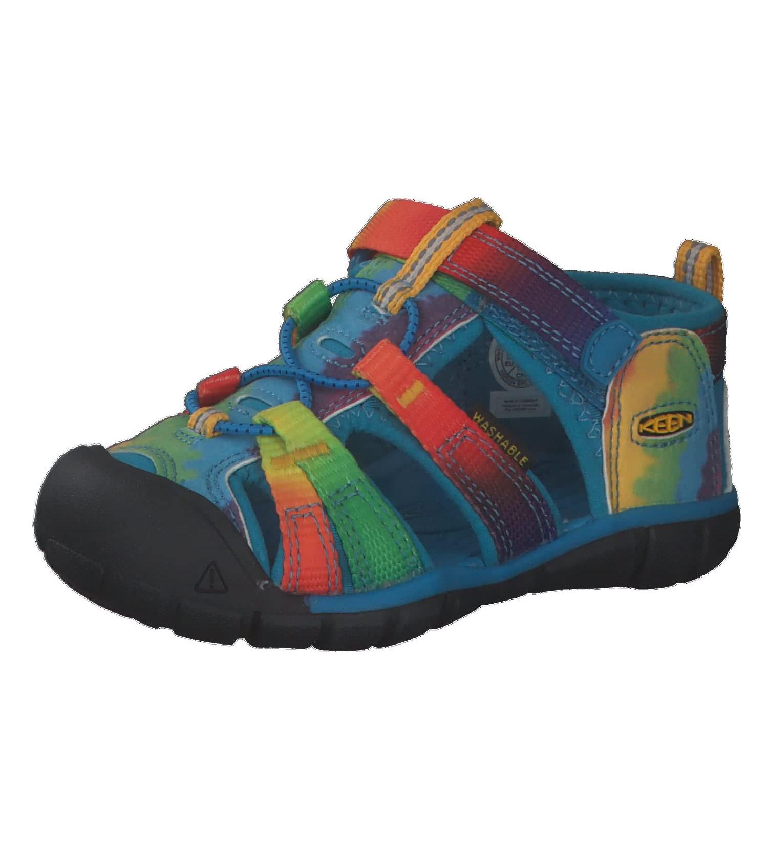 KEEN Unisex Kid's Seacamp 2 CNX Sandal - Vivid Blue Tie Dye (4 UK Child) - Buy Online on GoSupps.com