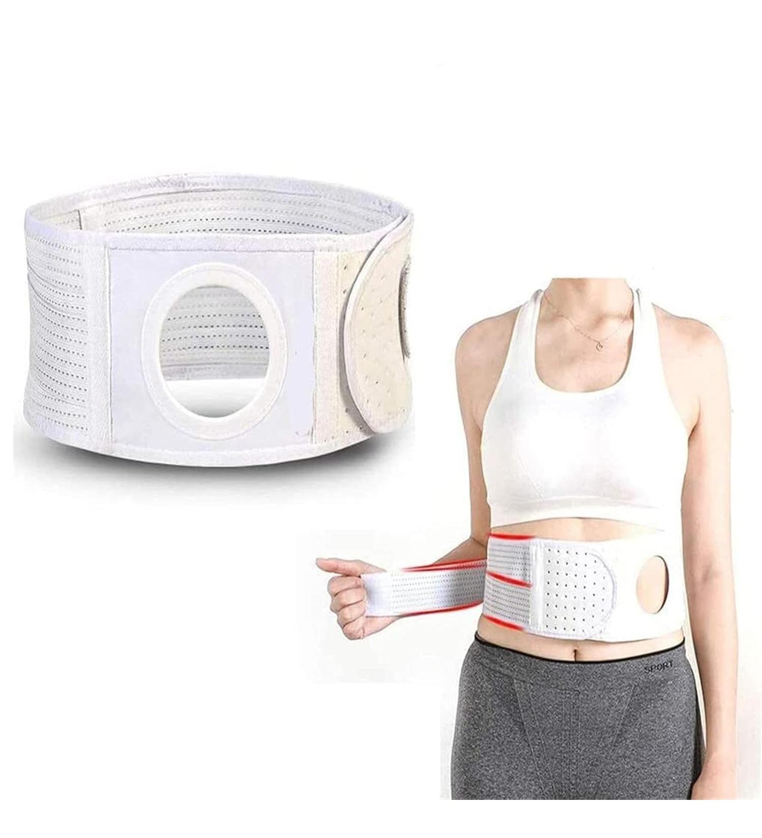 HEAXIY Stoma Support Belt for Stoma Hernia - Comfortable Belly Bandage for Men & Women - XLarge 8cm - Ideal for Stoma Patients - Buy Online on GoSupps.com