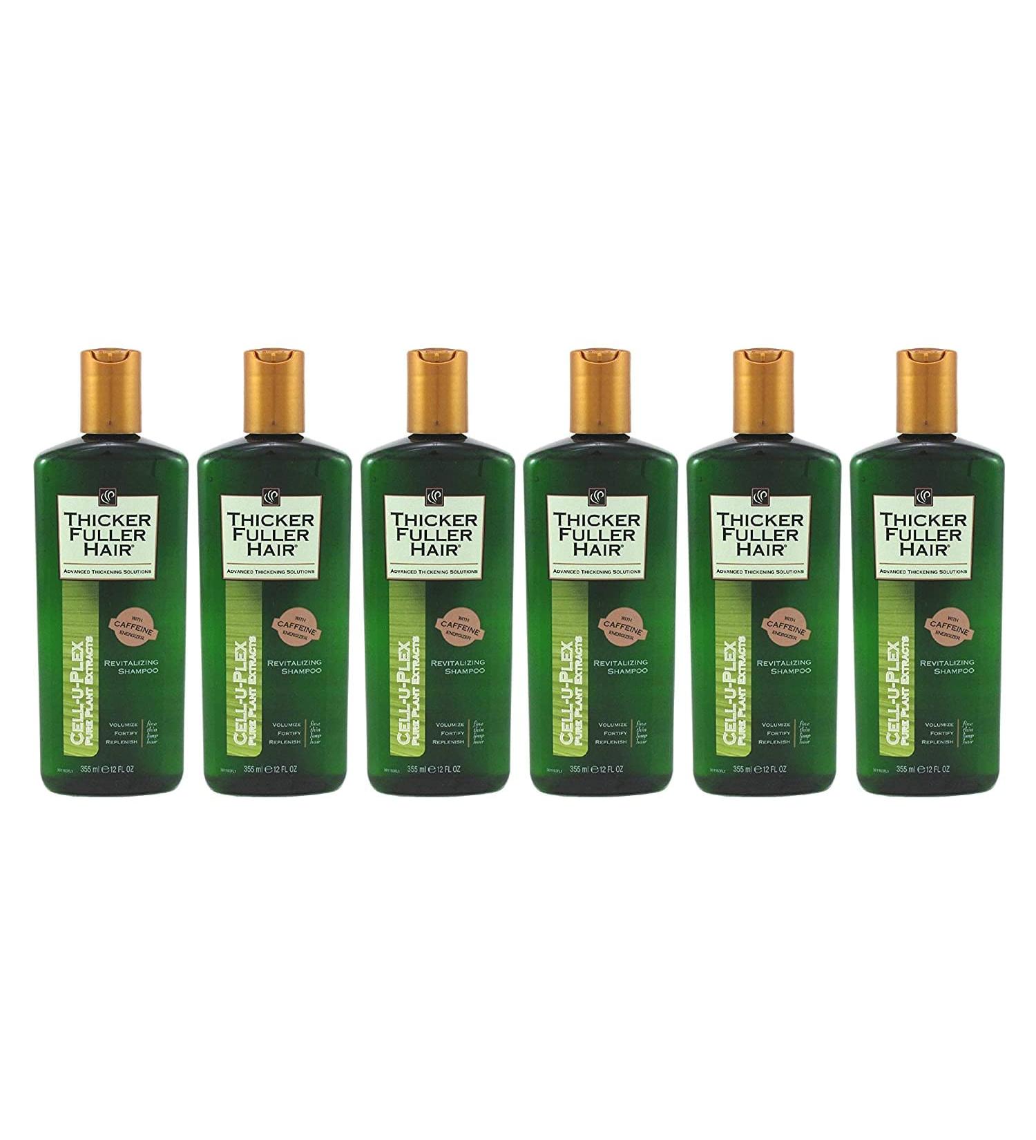 Thicker Fuller Hair Revitalizing Shampoo 12oz Bottle - Pack of 6 | Hair Growth Formula - Buy Online on GoSupps.com
