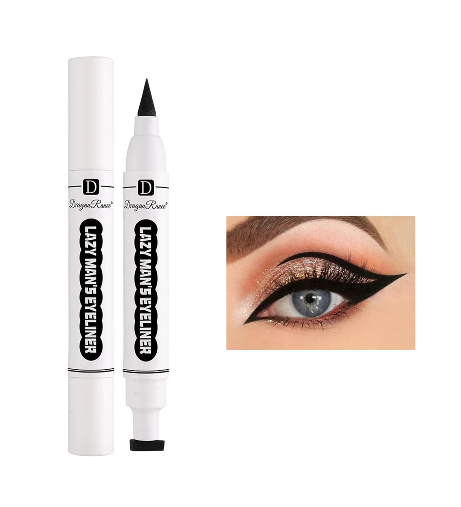 Colorful Dual-Ended Liquid Eyeliner Stamp Tool - Waterproof, Long Lasting & Smudge Proof Eye Makeup - 1 Count - Buy Online on GoSupps.com
