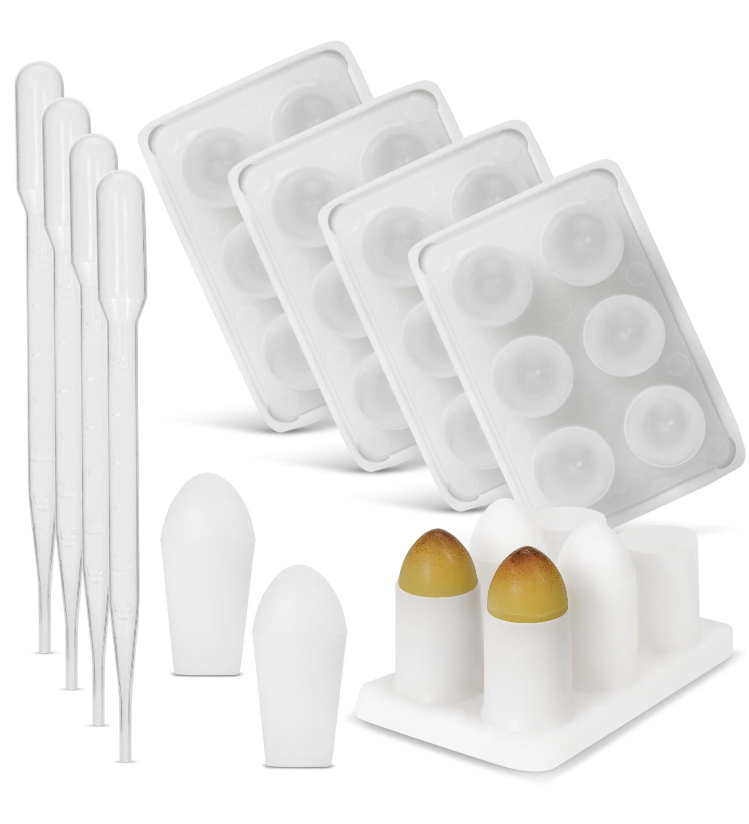 2ML Suppository Moulds Full Set - Reusable Suppositories Mould Made in France - 4 Trays for Personnal and Lab Use - Buy Online on GoSupps.com