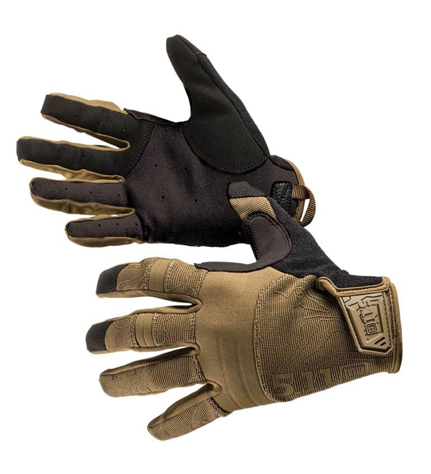 5.11 Men's Touch Screen Competition Shooting Gloves, Style 59372, Kangaroo, X-Large
