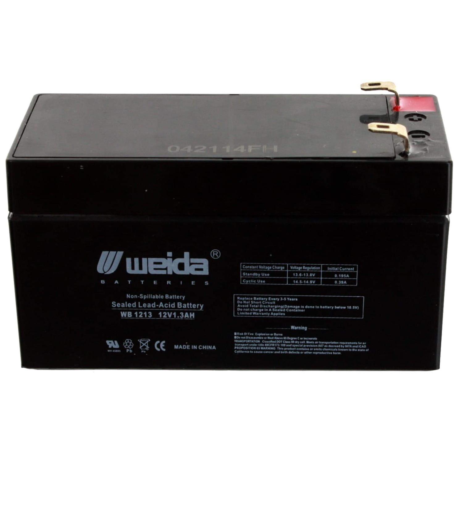 Buy New 12V 1.3Ah SLA Battery WB1213 - Replaces UB1213 PS1212 WKA12-1.3F | International Shipping Available - Buy Online on GoSupps.com