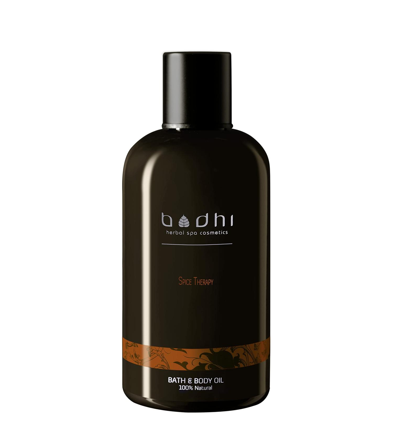 Bodhi Body and Bath Oil SPICE THERAPY 250ml | 100% Natural Vegan & Organic Shower and Massage Oil with Essential Oils - Buy Online on GoSupps.com