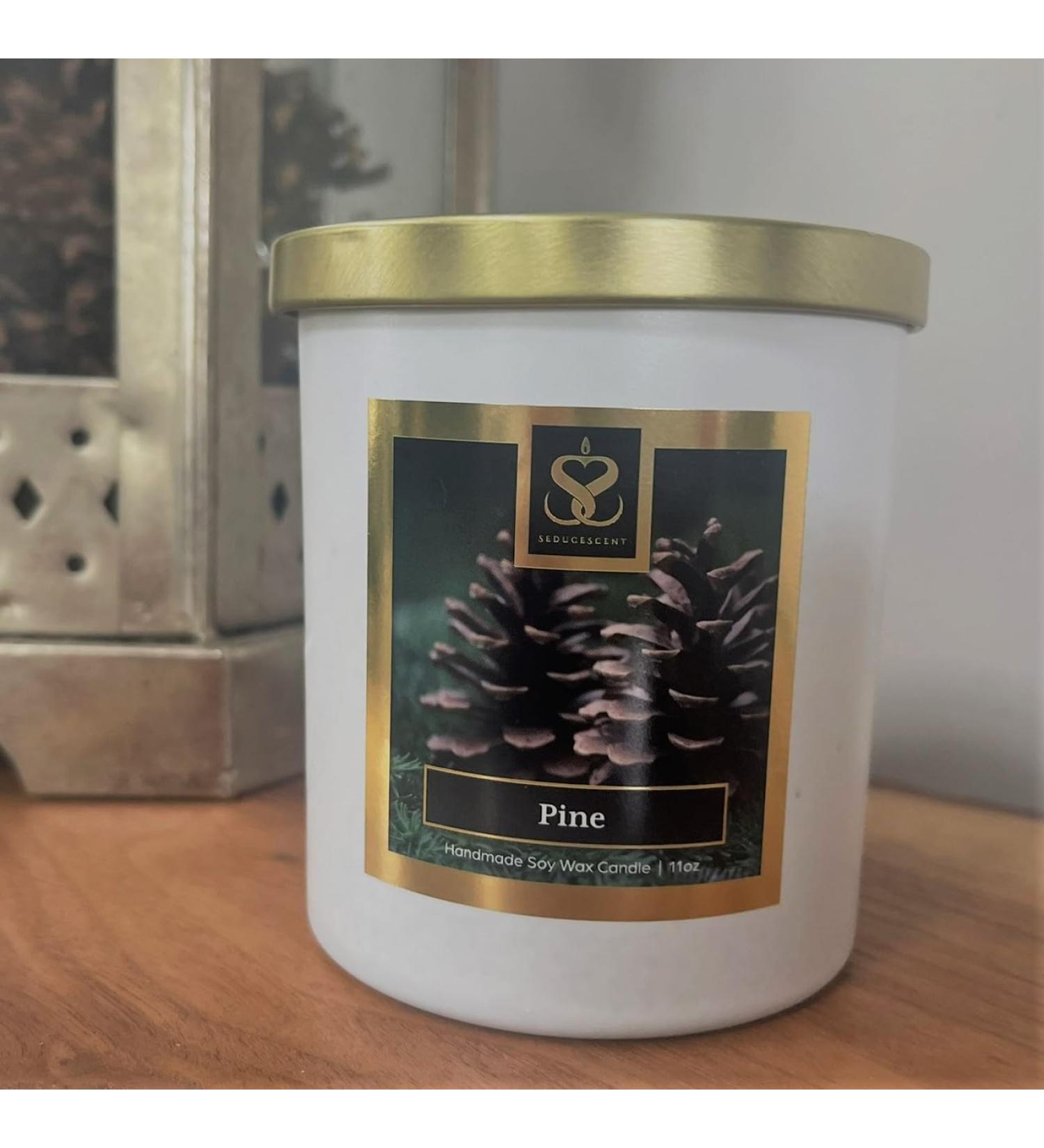 Pine Scented Soy Wax Candle - 11 oz.