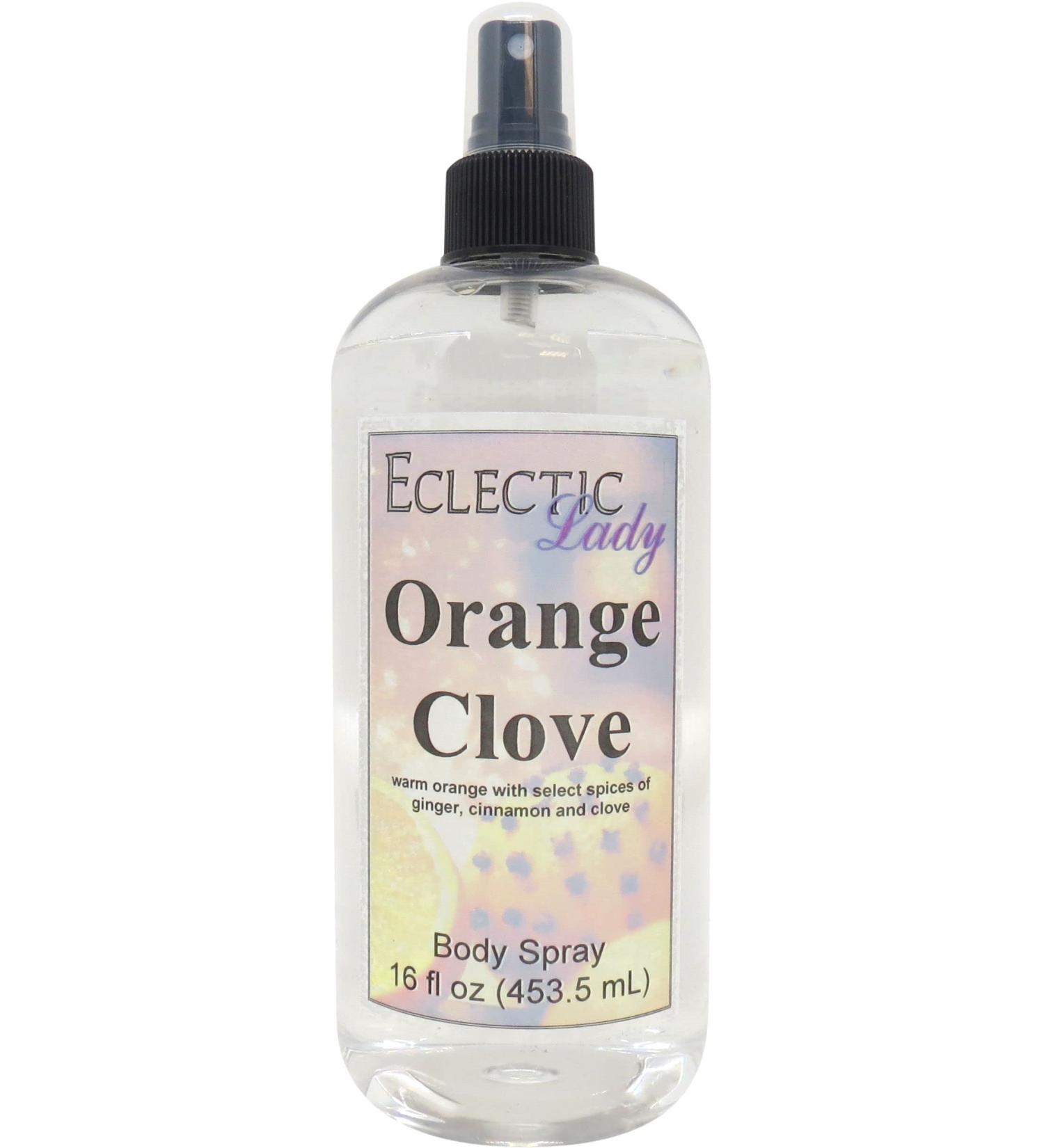 Orange Clove Body Spray (Double Strength) 16 ounces Body Mist for Women with Clean Light & Gentle Fragrance Long Lasting Perfume with Comforting Scent for Men & Women Cologne with Soft Subtle 16 Fluid Ounces (Double Strength) - Buy Online on GoSupps.com
