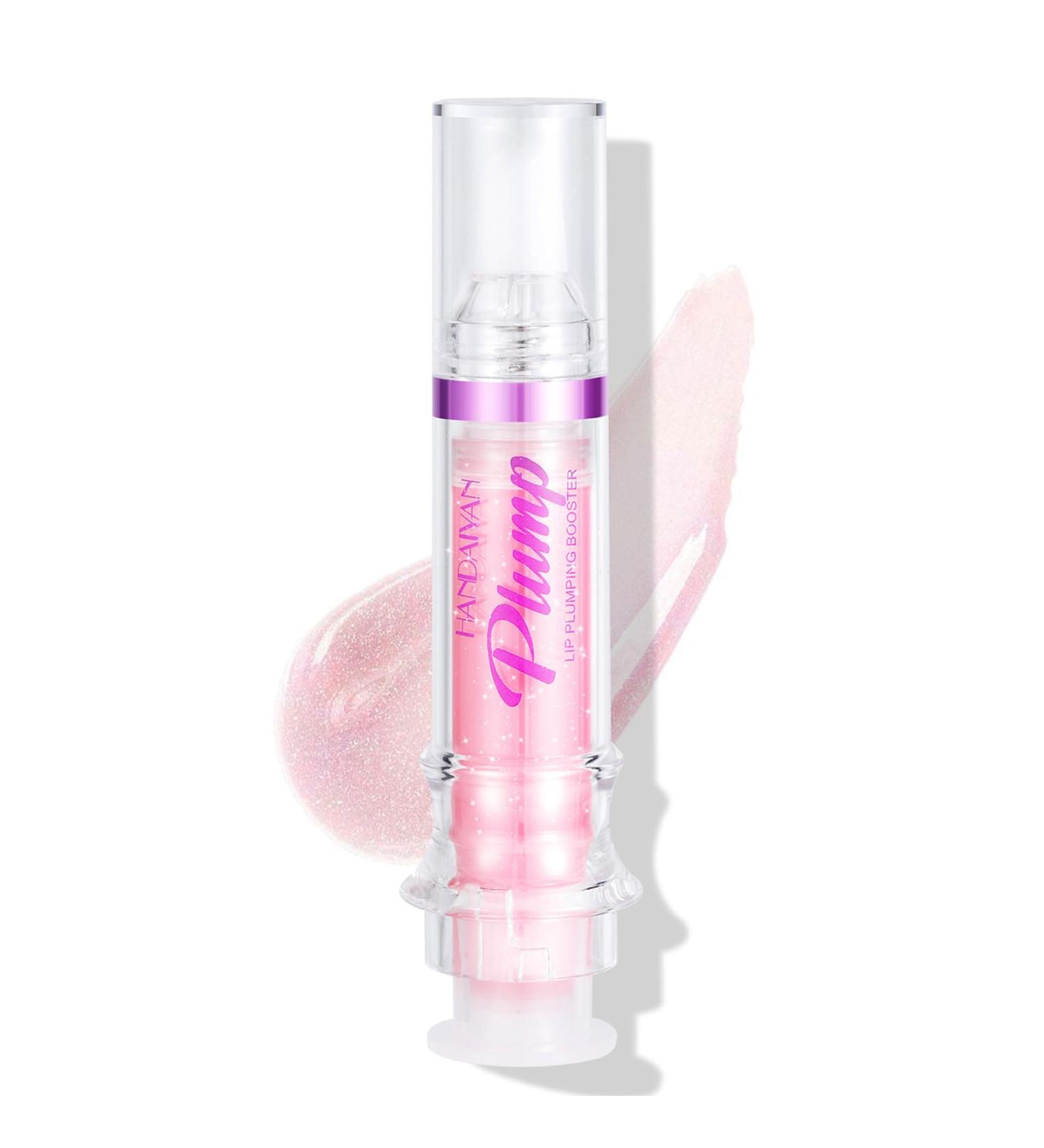 Korean Clear Lip Oil Gloss - Ultra-Hydrating Tinted Lip Plumper with Chili Extract | Nourishing & Full Lips - 02 Baby Pink - Buy Online on GoSupps.com