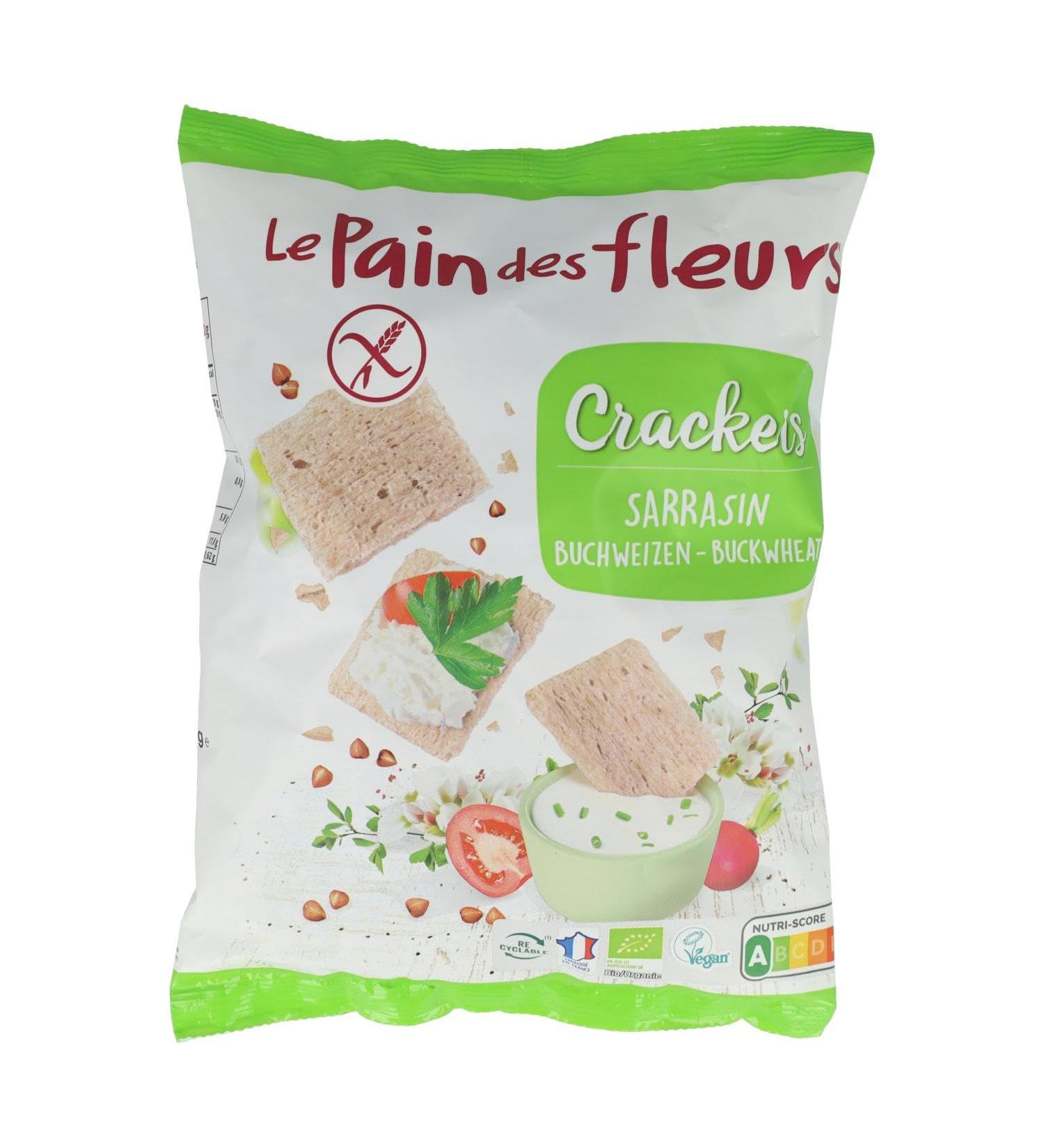 Le Pain des Fleurs Buckwheat Crackers 75g