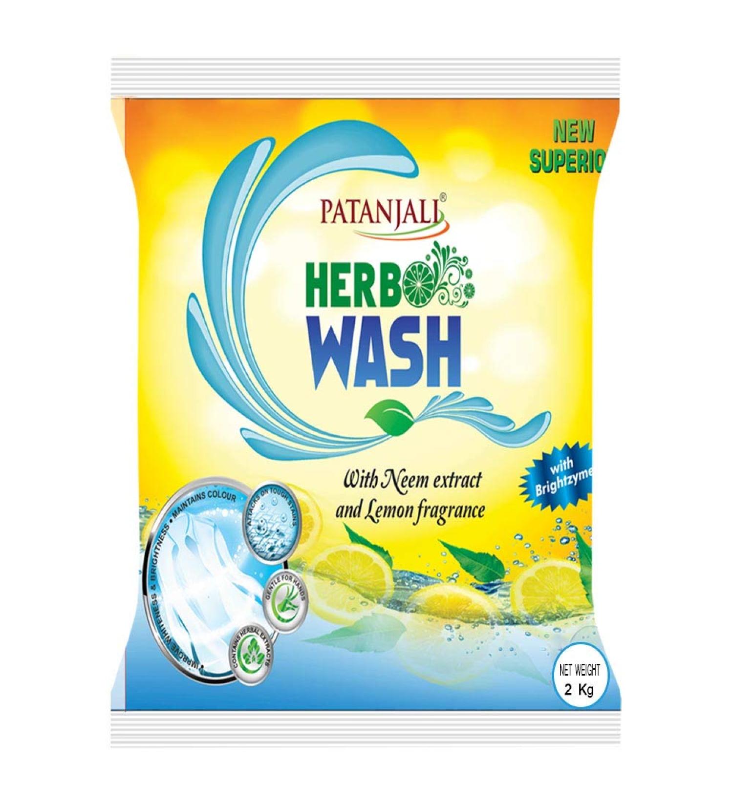 Patanjali Herbo Wash Detergent Powder - 2 kg