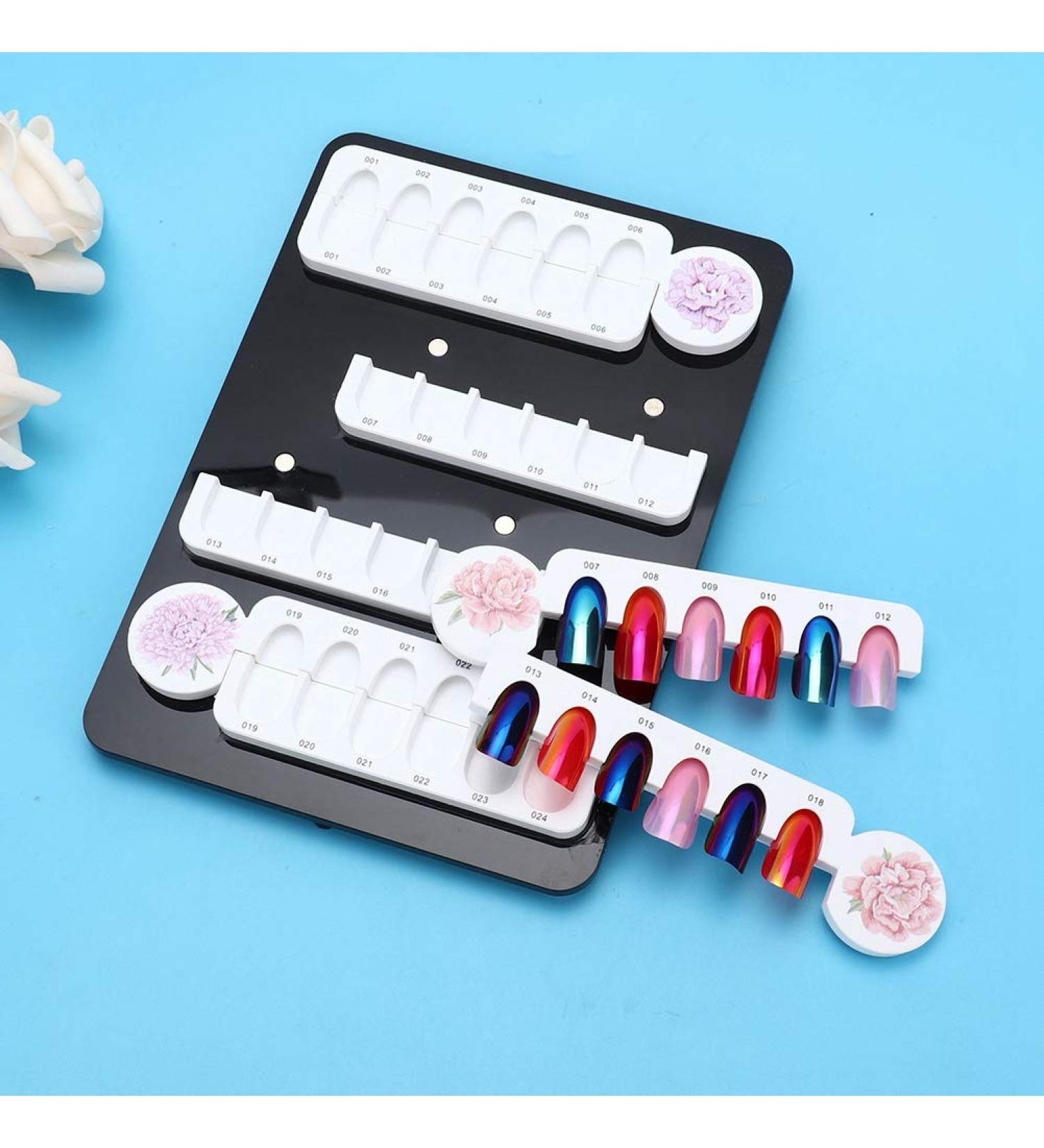 Compact and Portable Nail Polish Color Card Practical Easy to Operate Color Card Good Suction Power for Home DIY - Buy Online on GoSupps.com