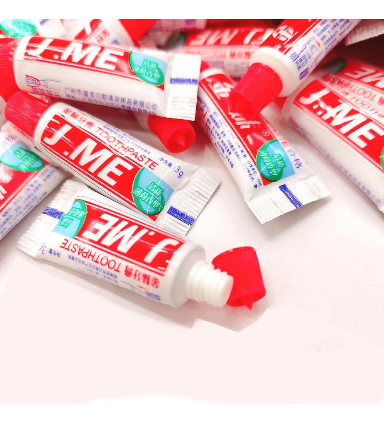 0.1ounce Travel Size Portable Disposable Toothpaste for Camping Toiletries Cleaning Teeth Personal Care (10)