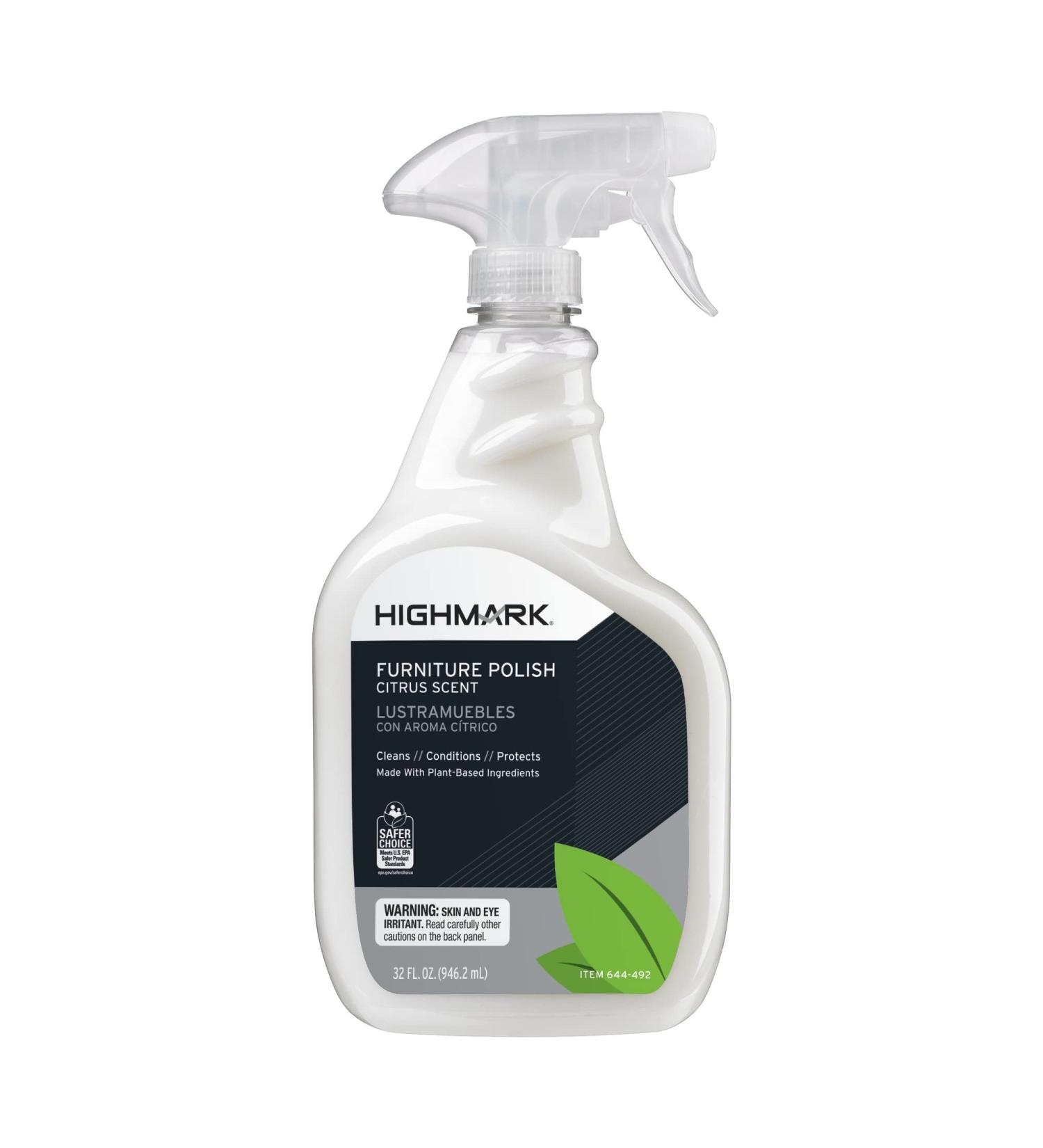 Highmark Furniture Polish Cleaner - Citrus Scent 32 Oz | International Shipping Available - Buy Online on GoSupps.com