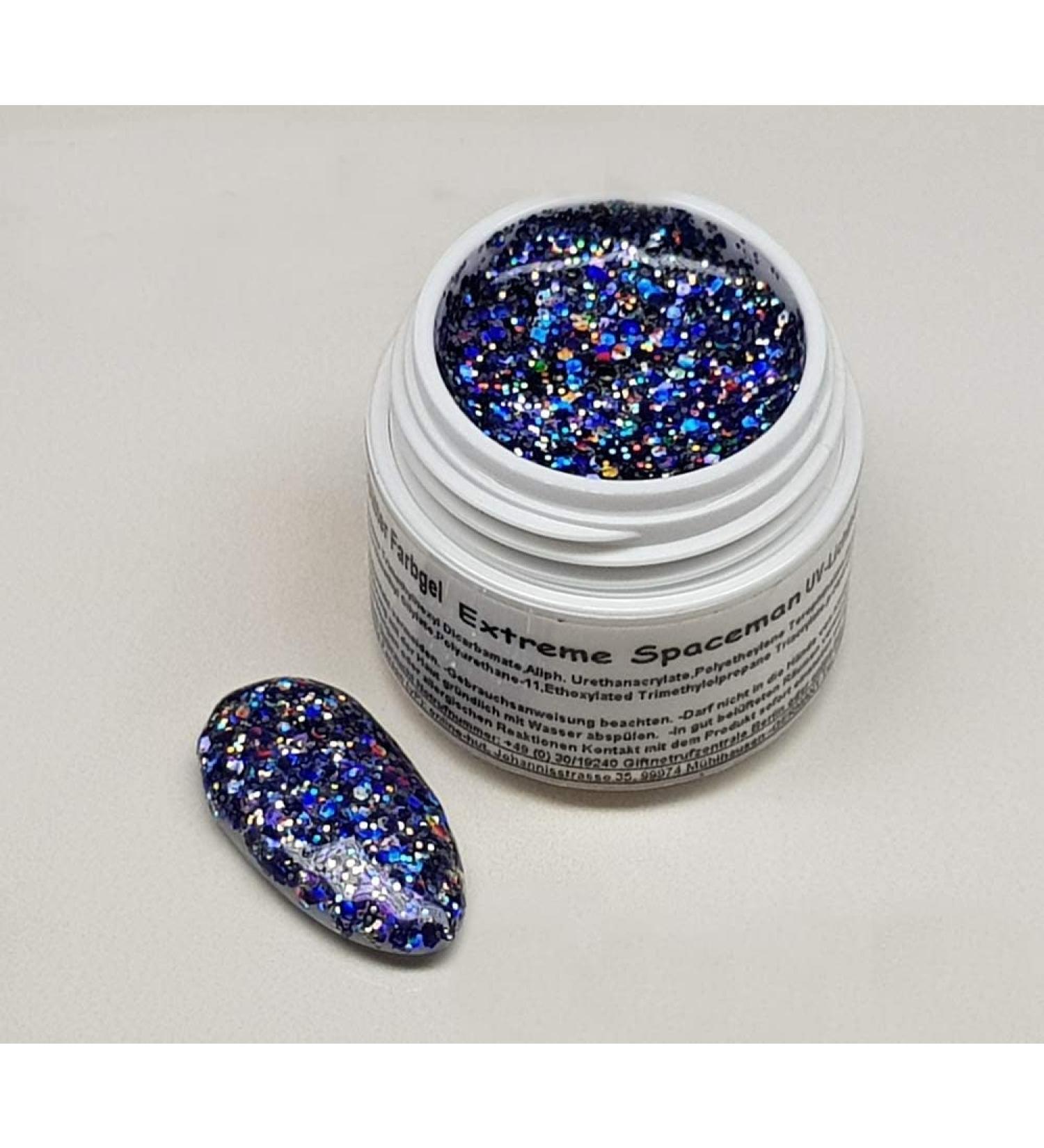 5ml UV Exclusiv Big Glitter Gel Extreme Spaceman