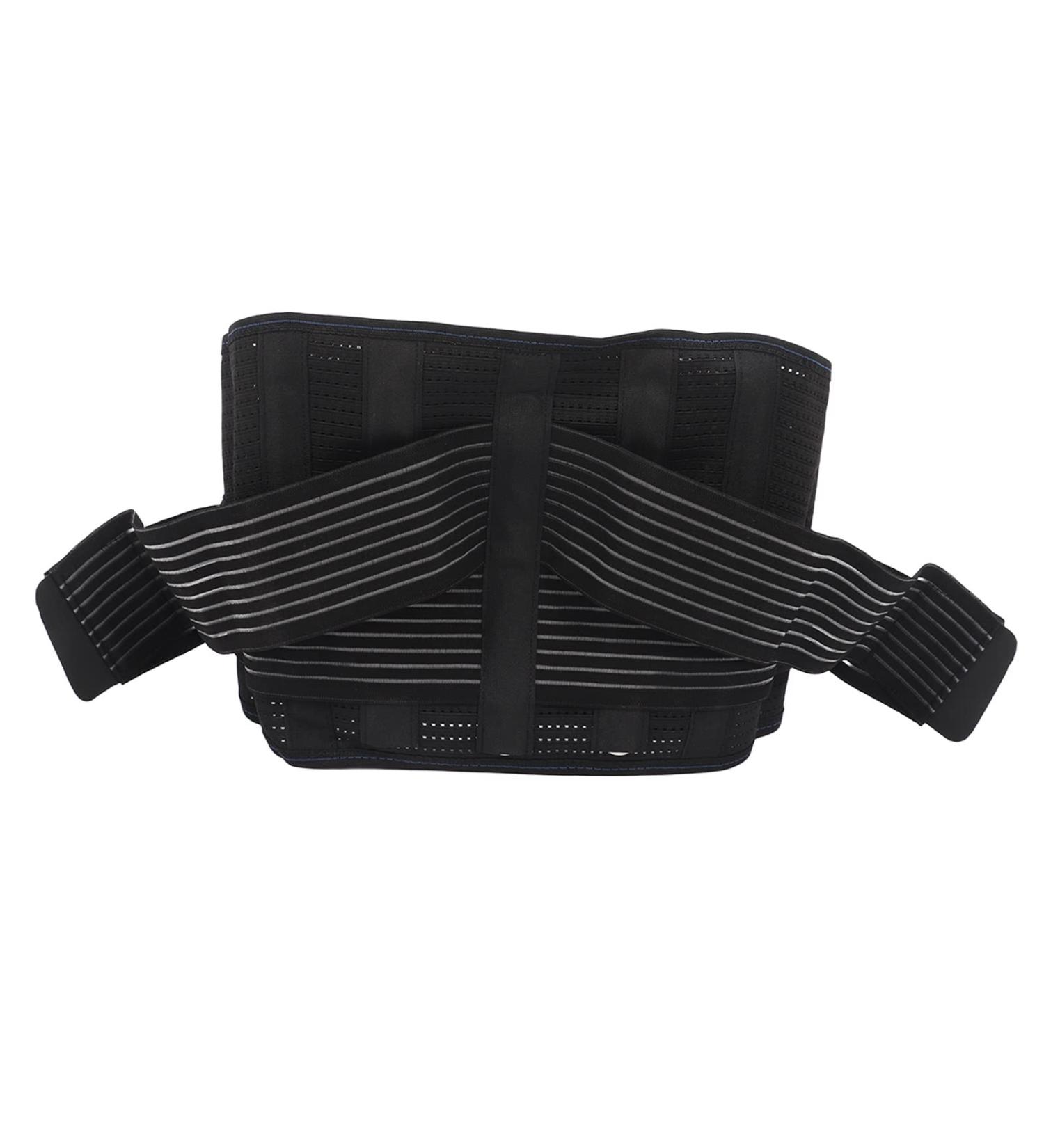 Haofy Waist Support Bandage - Breathable Stretch Belt with Steel Plate & 2 Warm Cushions for Ultimate Comfort in Sports - International Shipping - Buy Online on GoSupps.com