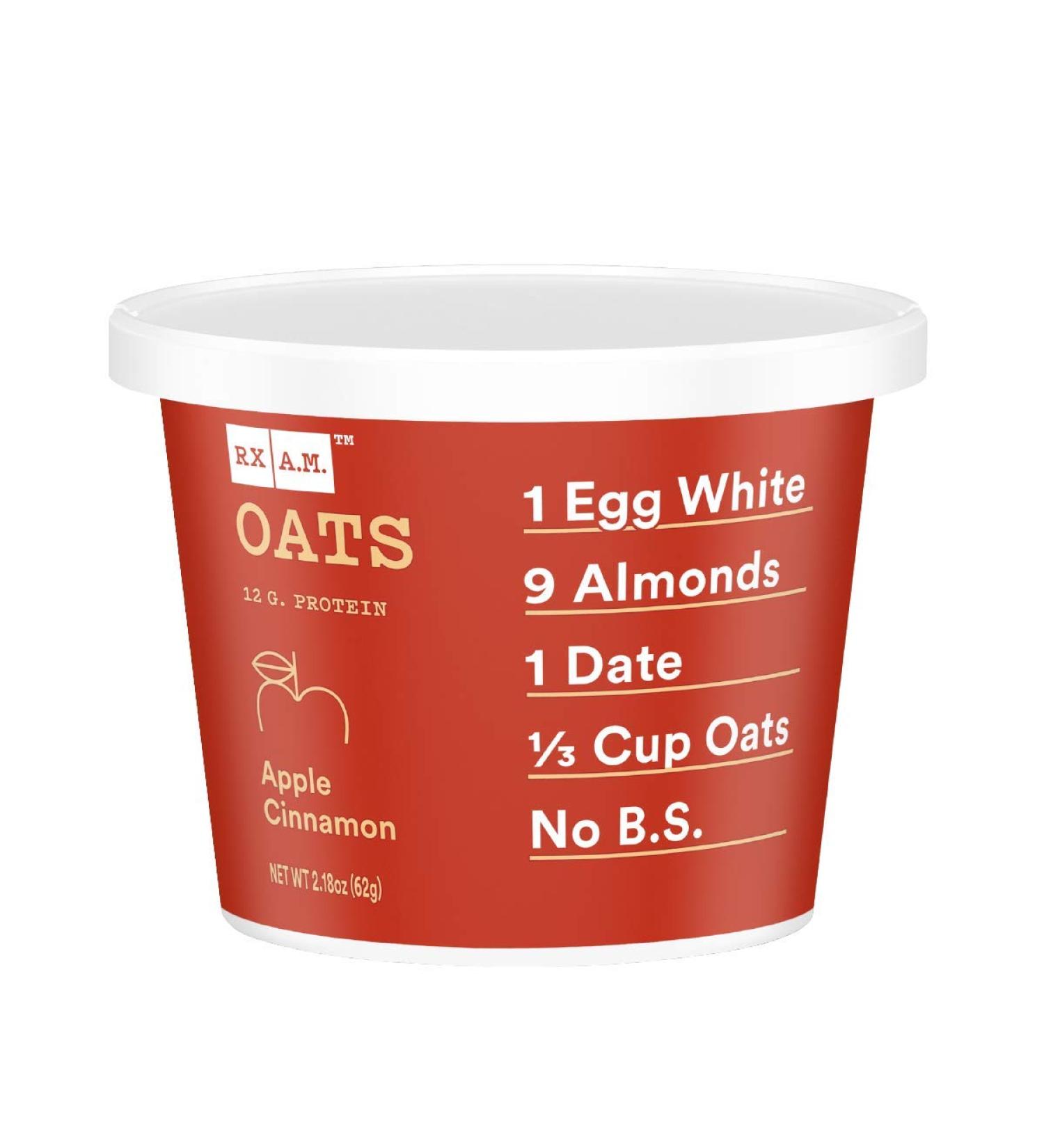 RXBAR Apple Cinnamon A.M. Oats | 12ct 2.18oz Cups | Gluten Free Oatmeal Cups - Buy Online on GoSupps.com