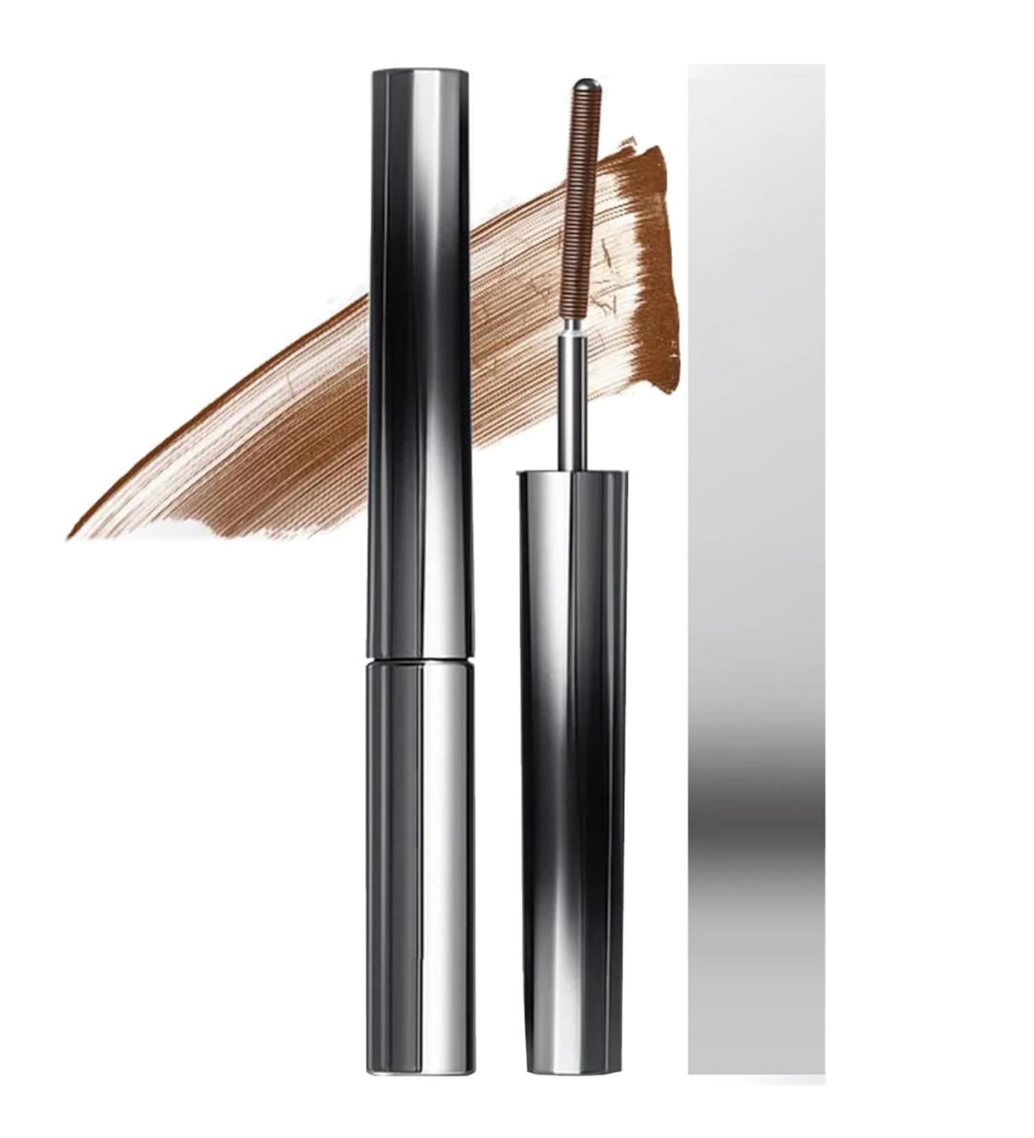 3D Curling Eyelash Iron Mascara - 2 colors Iron Brush Mascara Iron Strong Mascara Metal Tiny Tube Waterproof Makeup Mascara (Curling Brown) Curling Brown - Buy Online on GoSupps.com