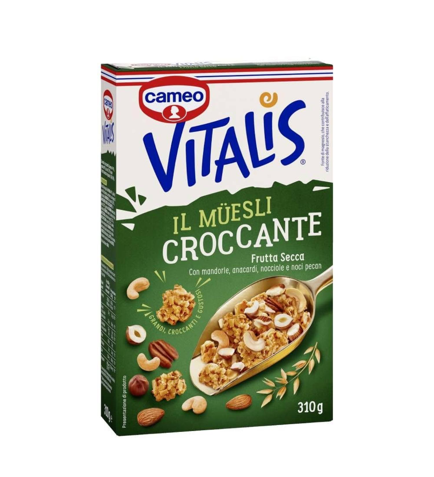 CAIYA Cameo Vitalis Crunchy Muesli with Dried Fruit Almonds Cashews Hazelnuts and Pecans 310g - Buy Online on GoSupps.com