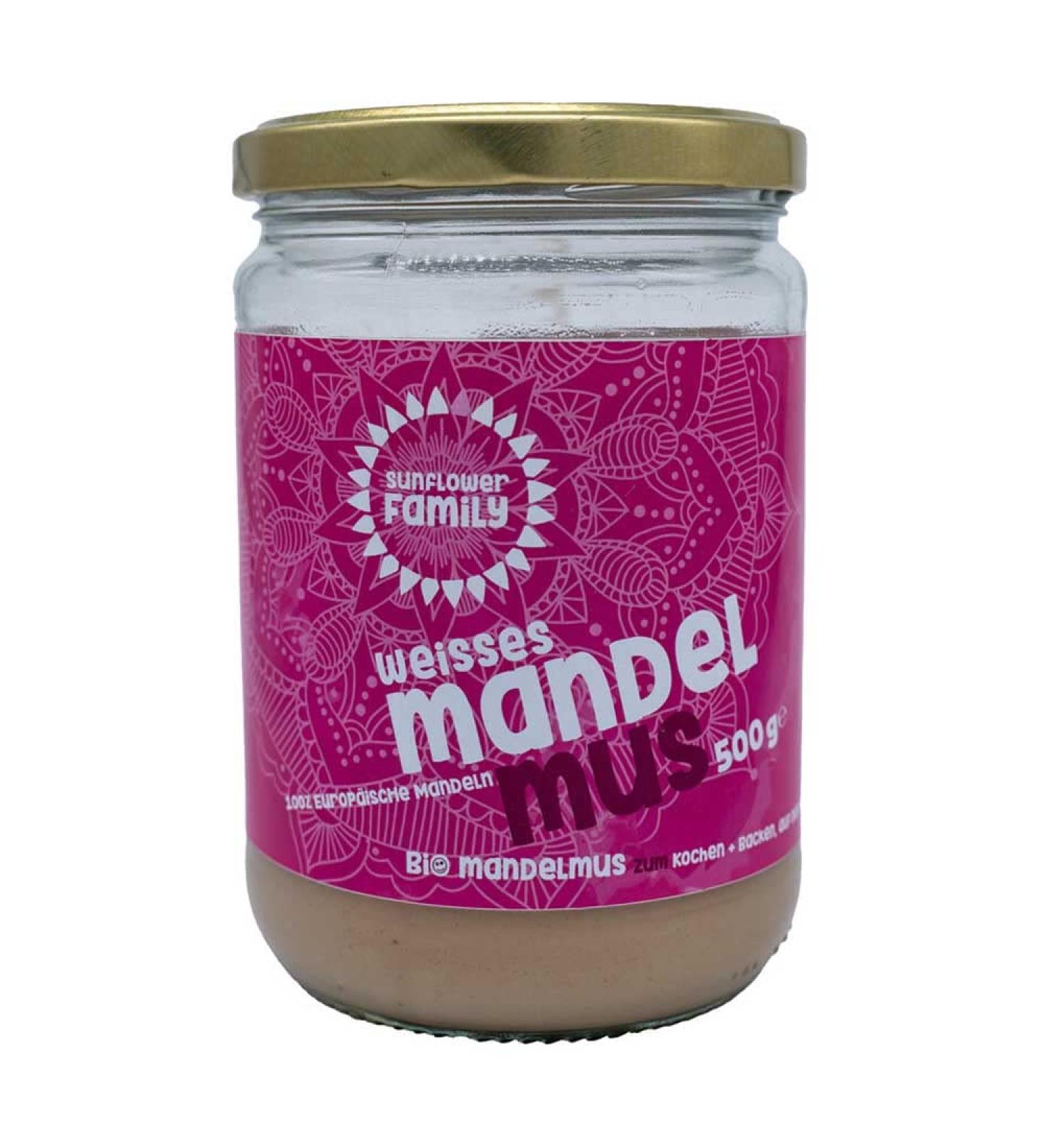 SUNFLOWER FAMILY almond butter white 500g (pack of 3)