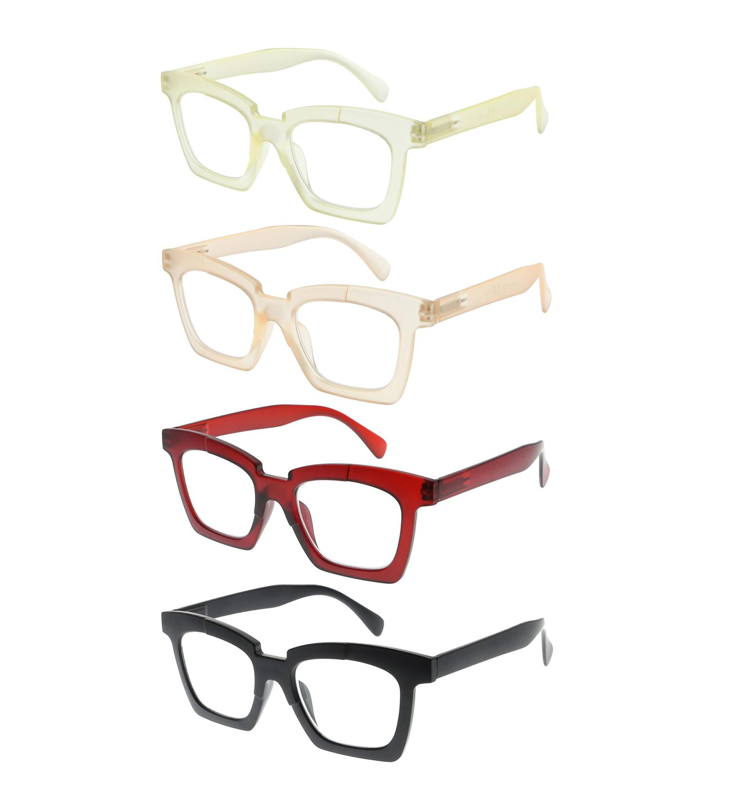 Eyekepper Women's Reading Glasses 4-Pack Stylish Readers +1.50 | 4pcs-mix 1.5x - Buy Online on GoSupps.com