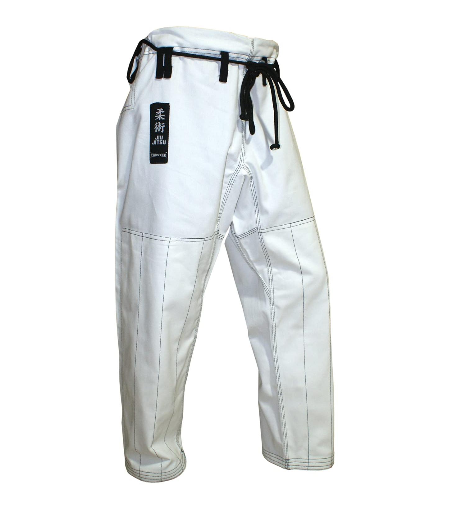 TWISTER FIGHT WEAR White BJJ Jiu Jitsu Gi Pants - Size 3